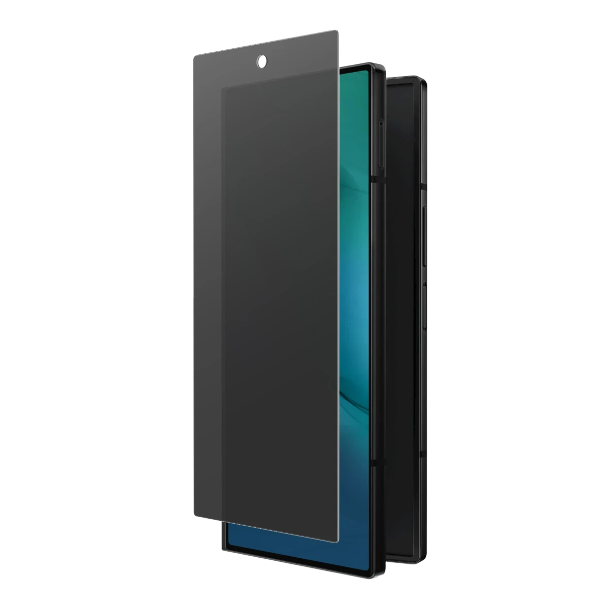 Uniq Samsung Galaxy Z Fold 7 Optix Hayalet Cam Ekran Koruyucu - Siyah