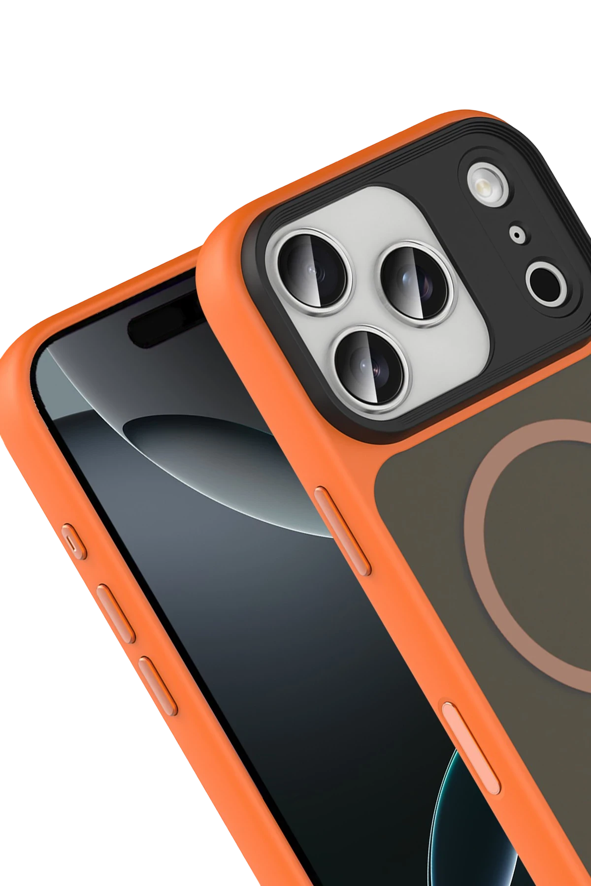 Joko Apple iPhone 17 Pro Max Megane Magsafe Kapak - Turuncu