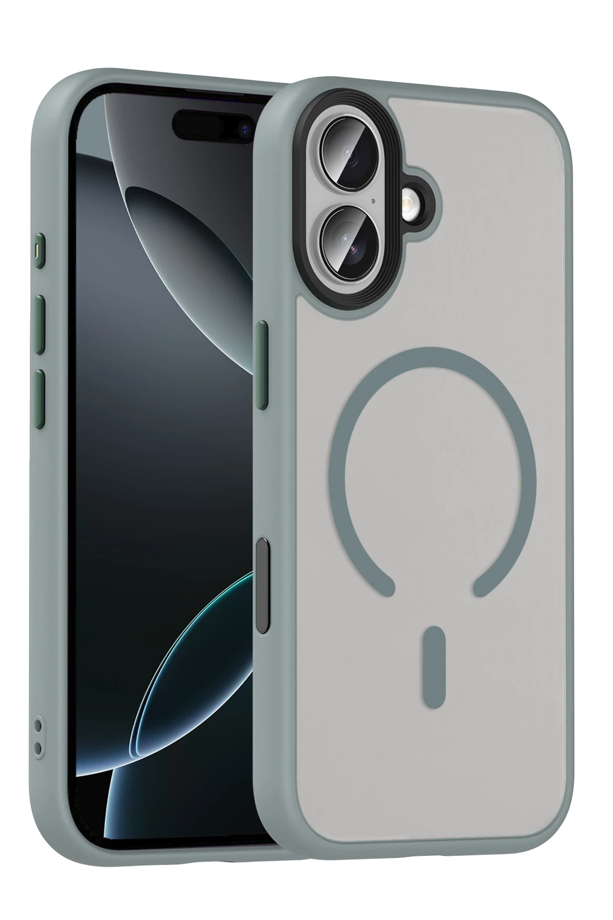 Joko Apple iPhone 17 Megane Magsafe Kapak - Titan Gri