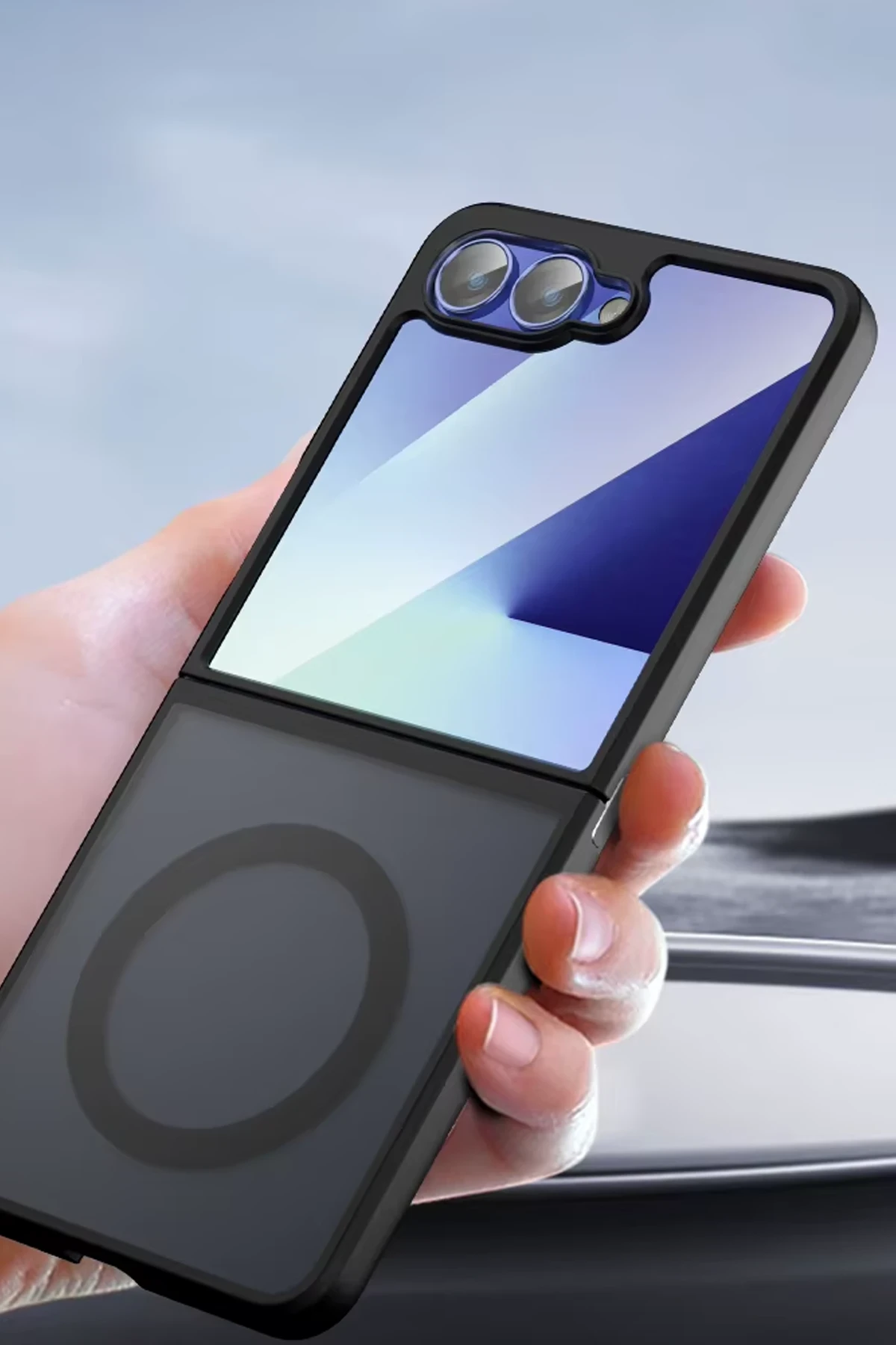 Joko Samsung Galaxy Z Flip 7 Medusa Magsafe Kapak - Siyah — görsel 6