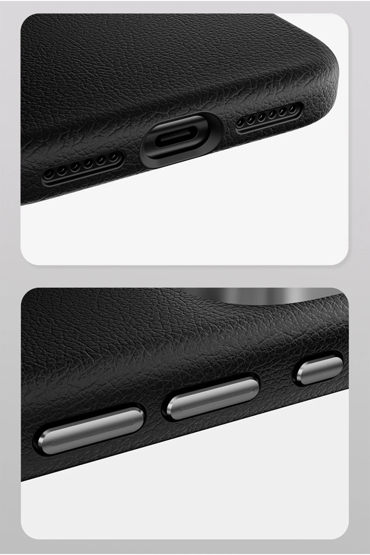 Joko Apple iPhone 17 Pro Max Wonder Deri Magsafe Kapak - Siyah — görsel 9