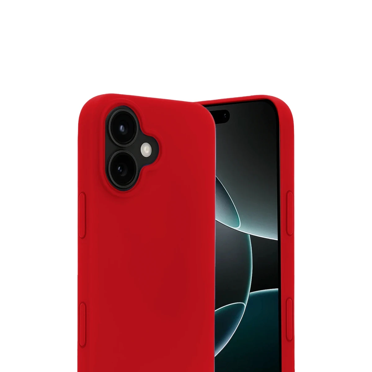 Apple iPhone 17 First Silikon - Kırmızı
