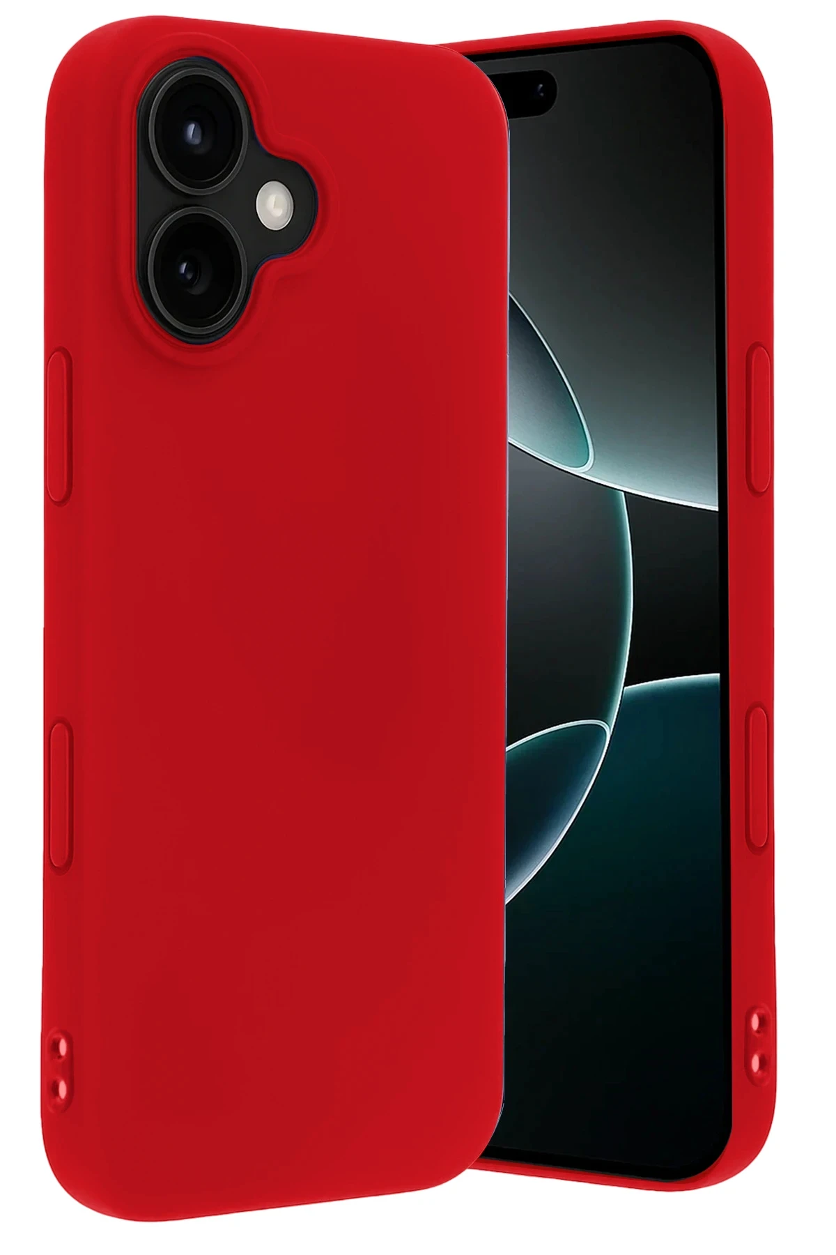 Newface Apple iPhone 17 First Silikon - Kırmızı