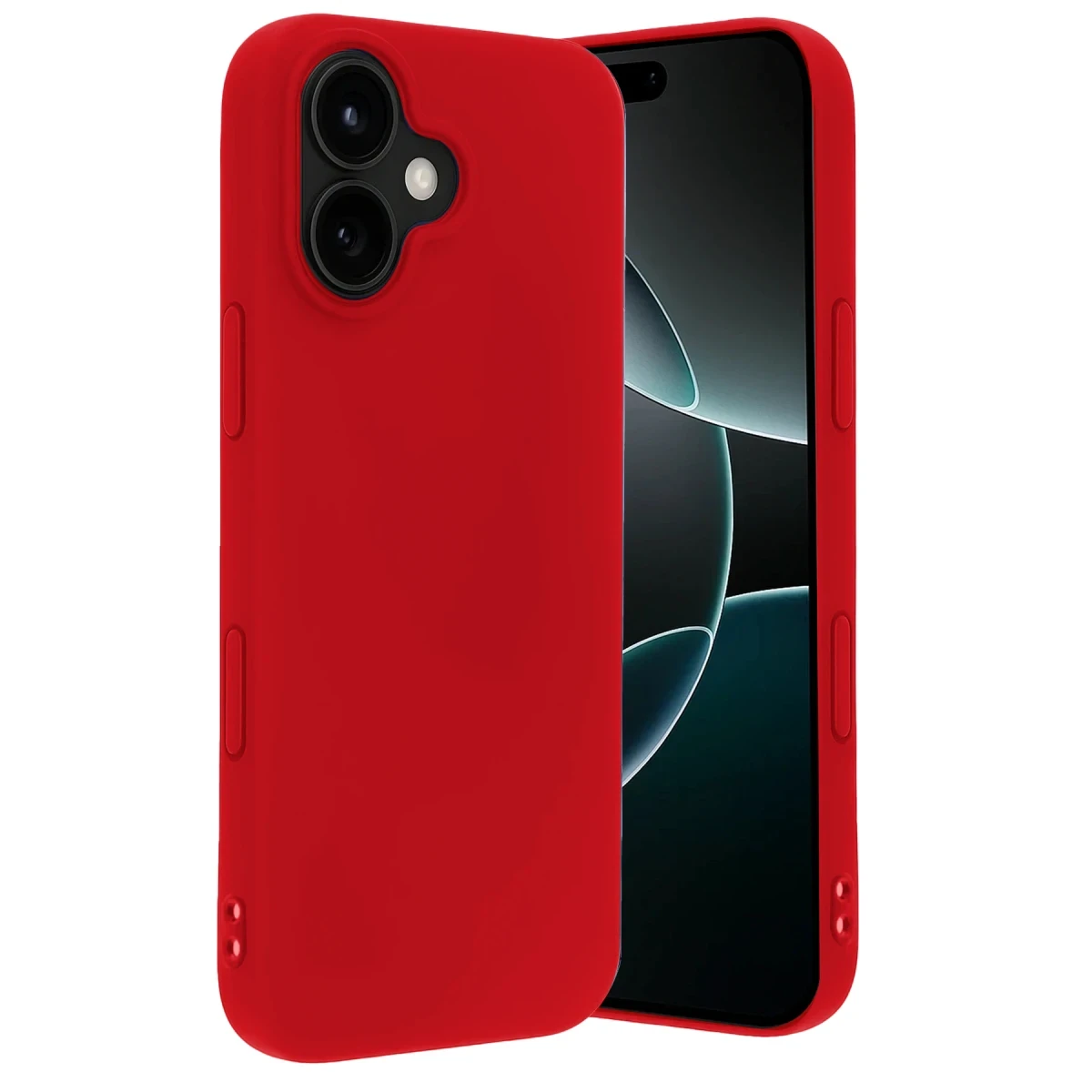 Apple iPhone 17 First Silikon - Kırmızı