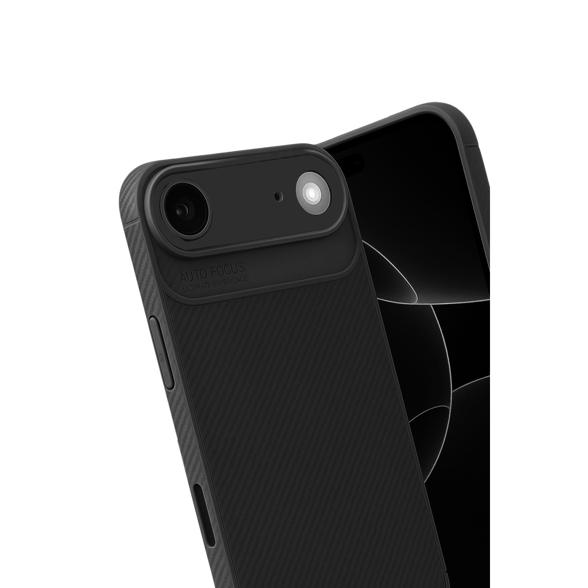 Newface Apple iPhone 17 Air Auto Focus Karbon Kapak - Siyah — görsel 9