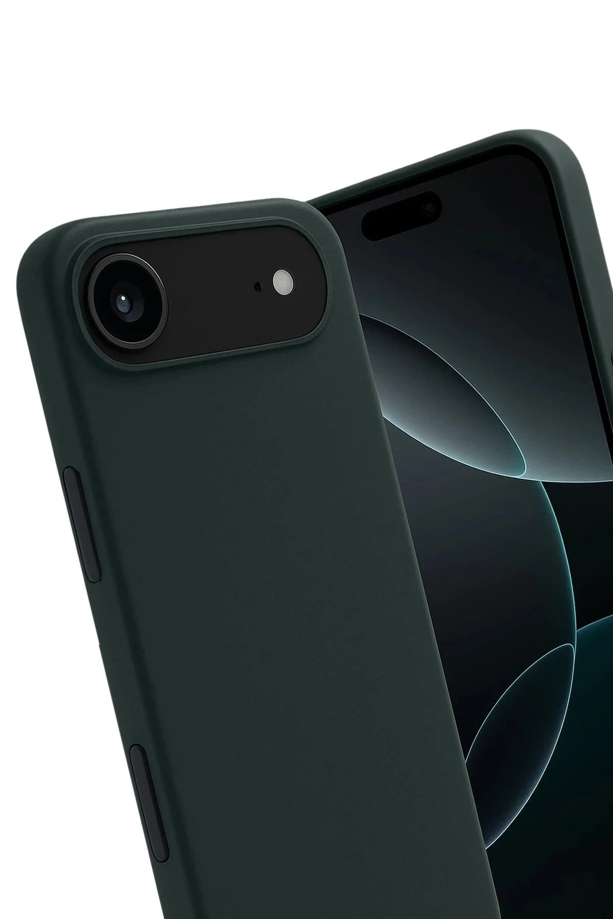 Newface Apple iPhone 17 Air First Silikon - Koyu Yeşil
