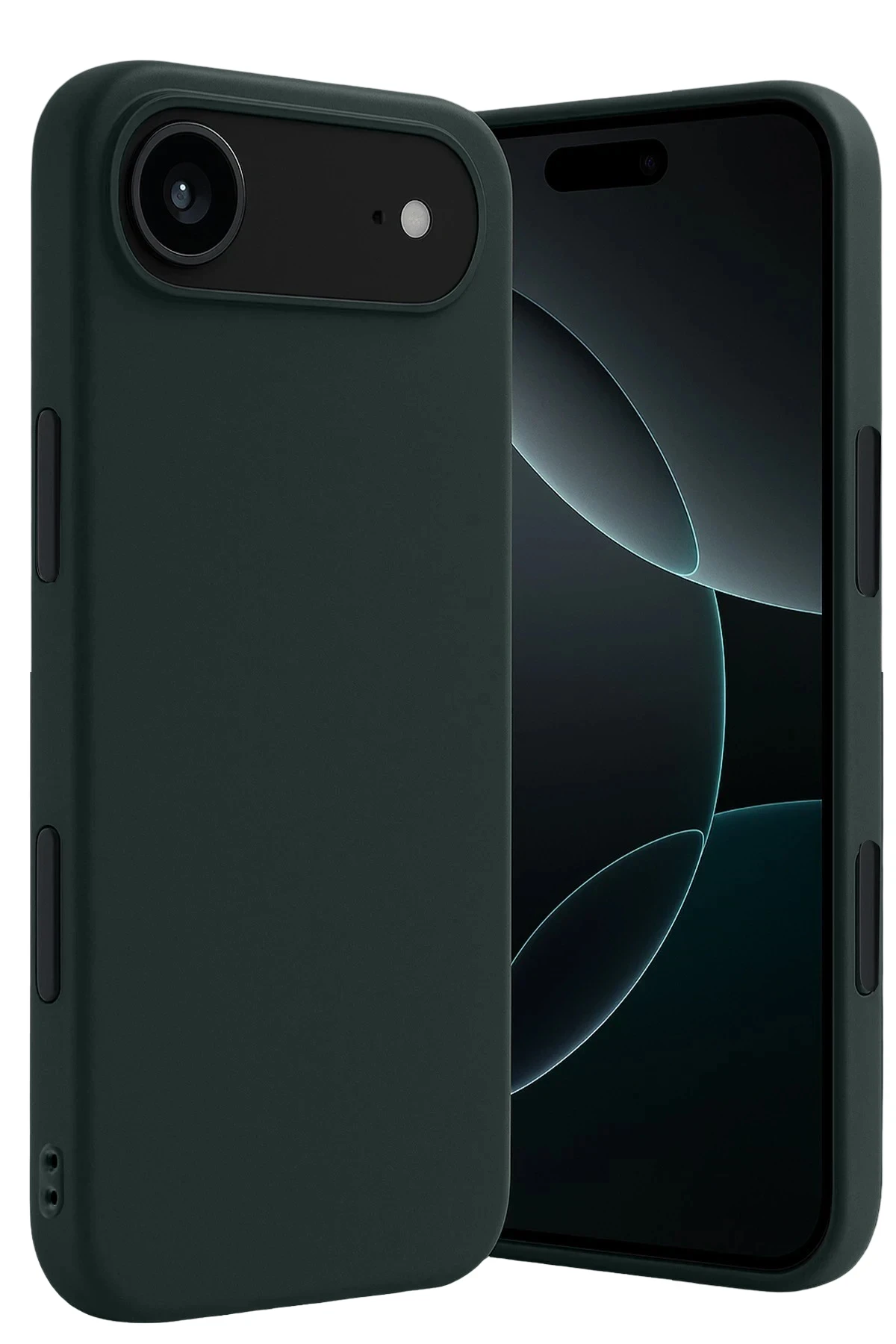 Newface Apple iPhone 17 Air First Silikon - Koyu Yeşil