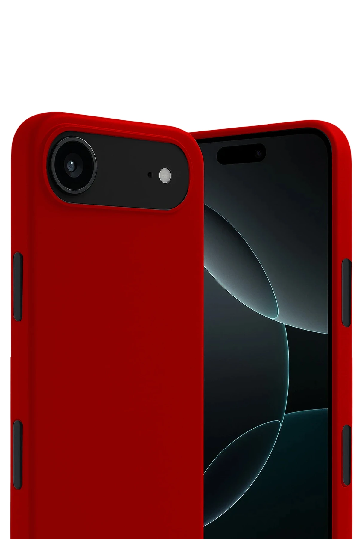 Newface Apple iPhone 17 Air First Silikon - Kırmızı
