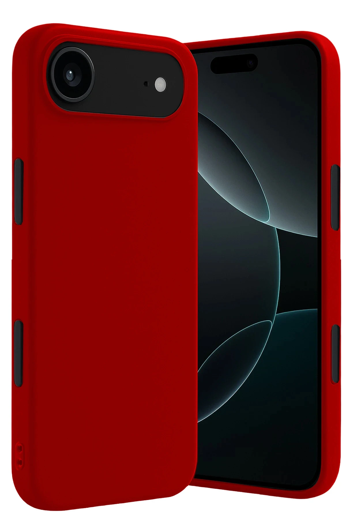 Newface Apple iPhone 17 Air First Silikon - Kırmızı