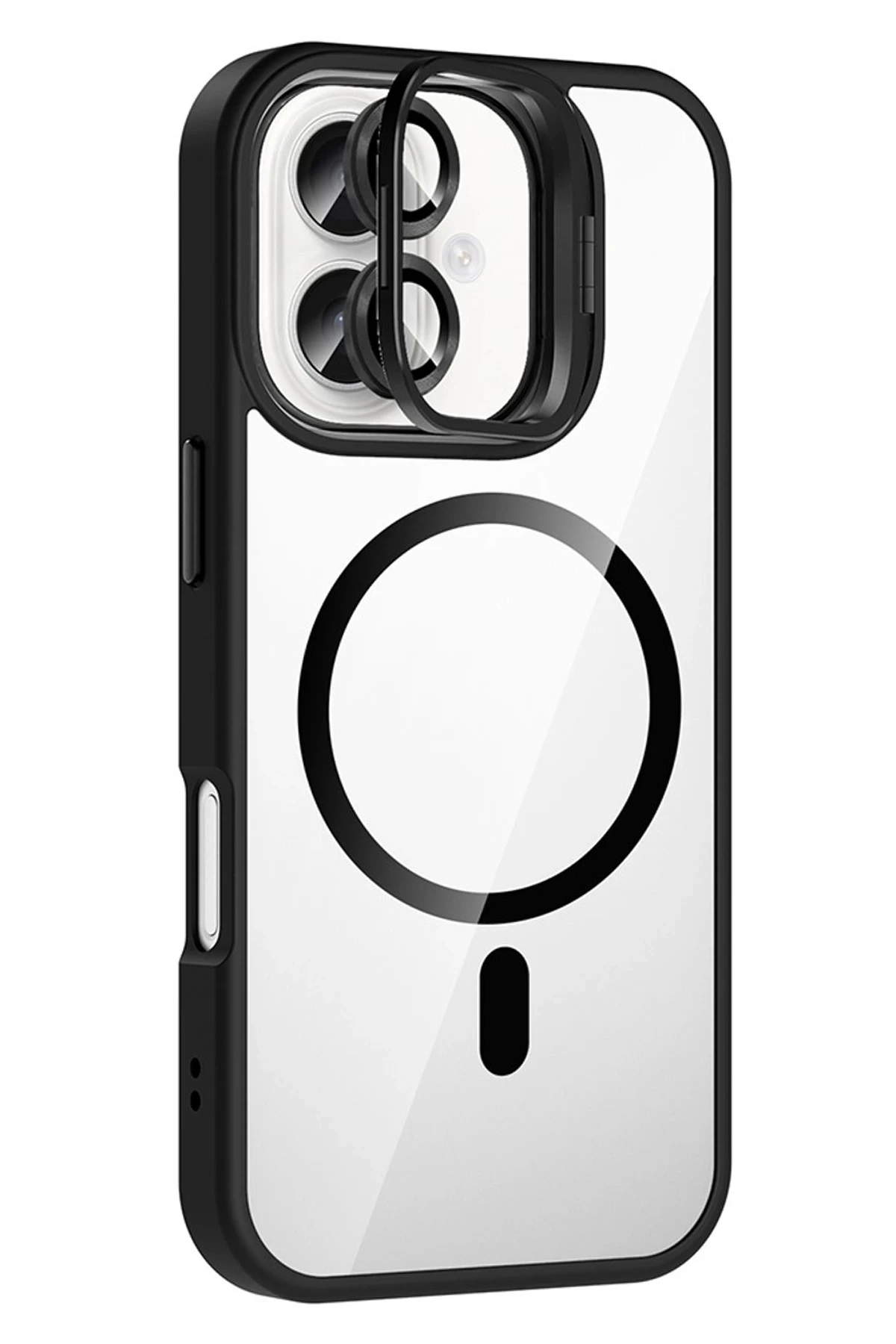 Joko Apple iPhone 17 Remim Lensli Magsafe Standlı Kapak - Siyah
