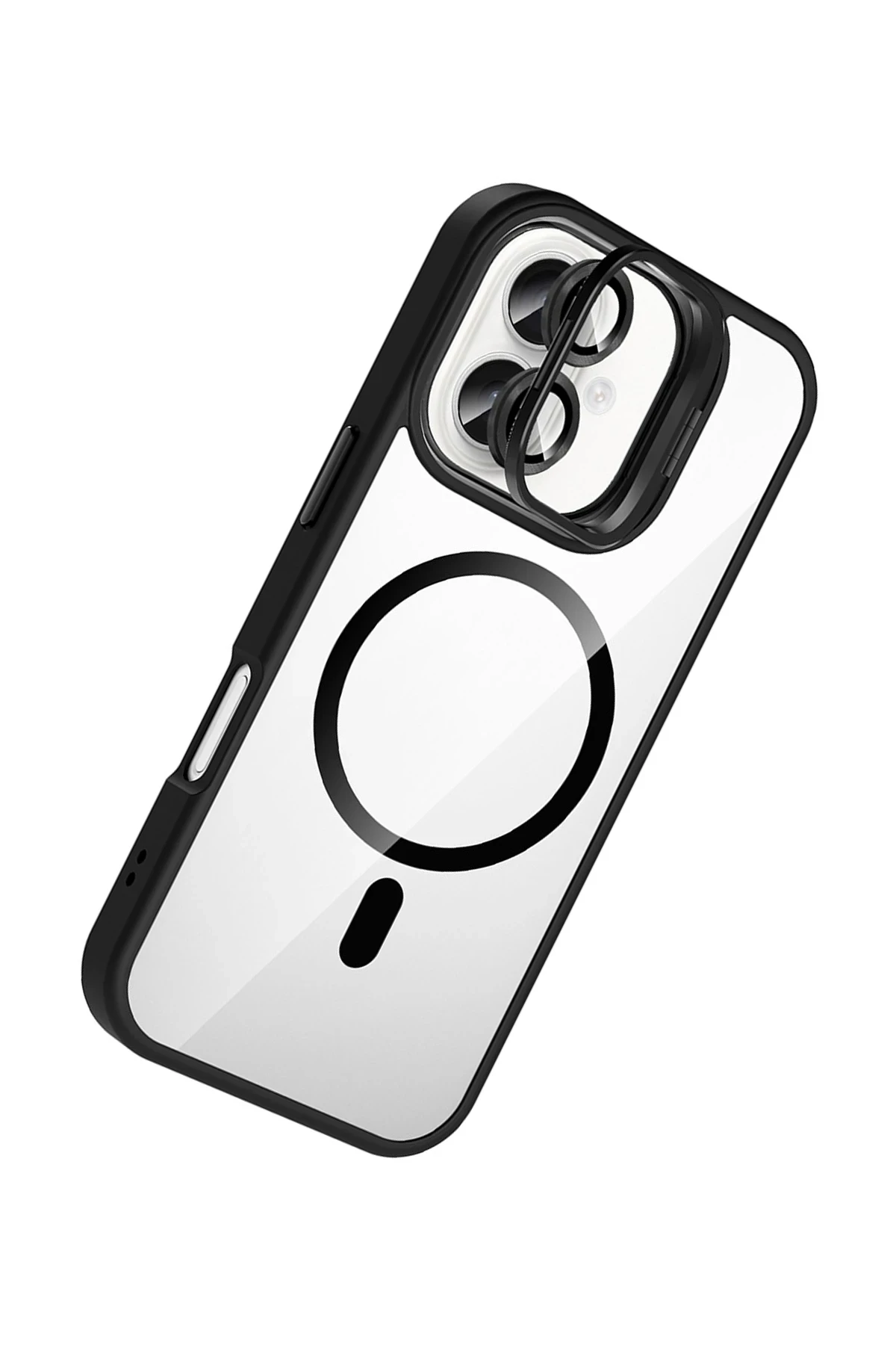 Joko Apple iPhone 17 Remim Lensli Magsafe Standlı Kapak - Siyah