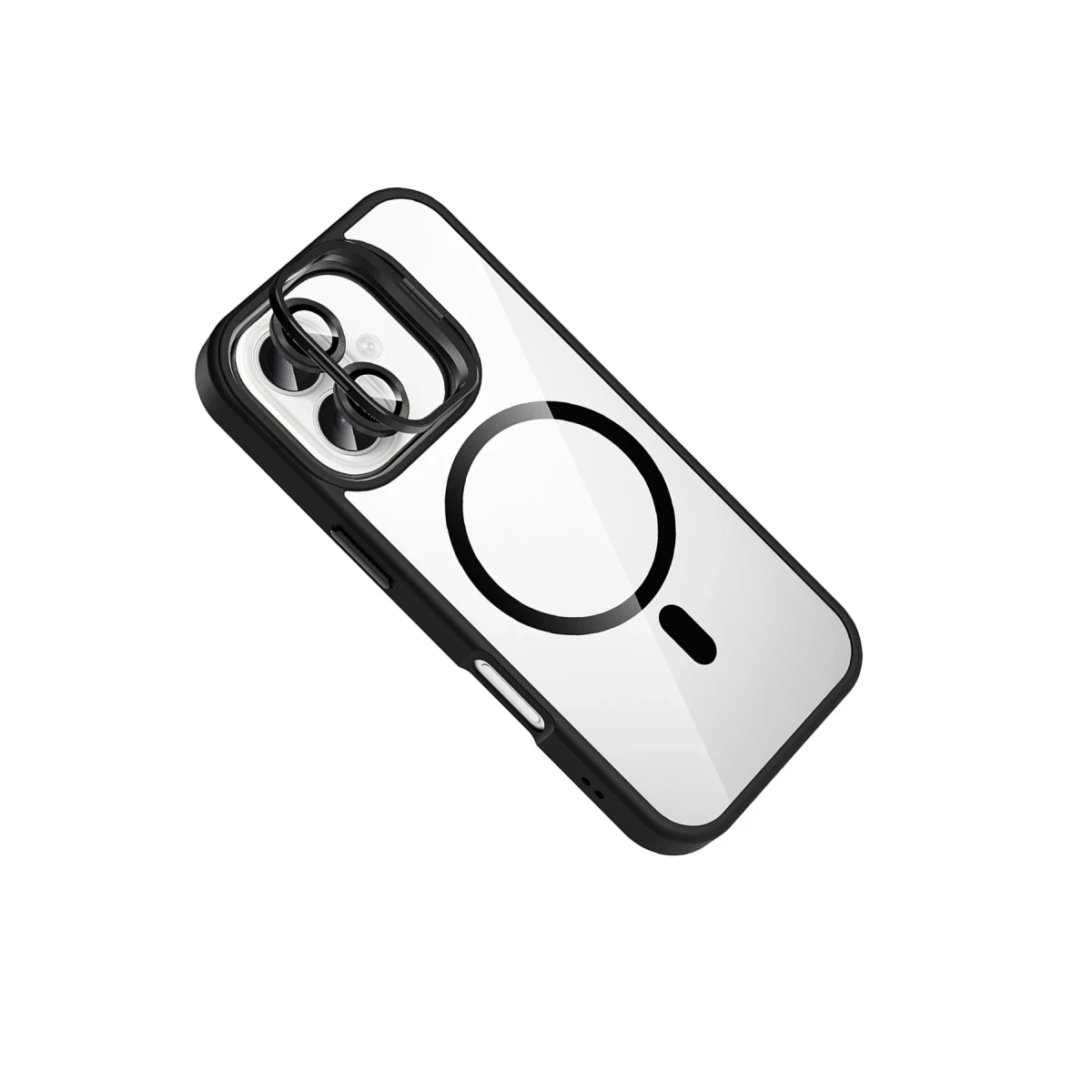 Joko Apple iPhone 16 Plus Remim Lensli Magsafe Standlı Kapak - Siyah