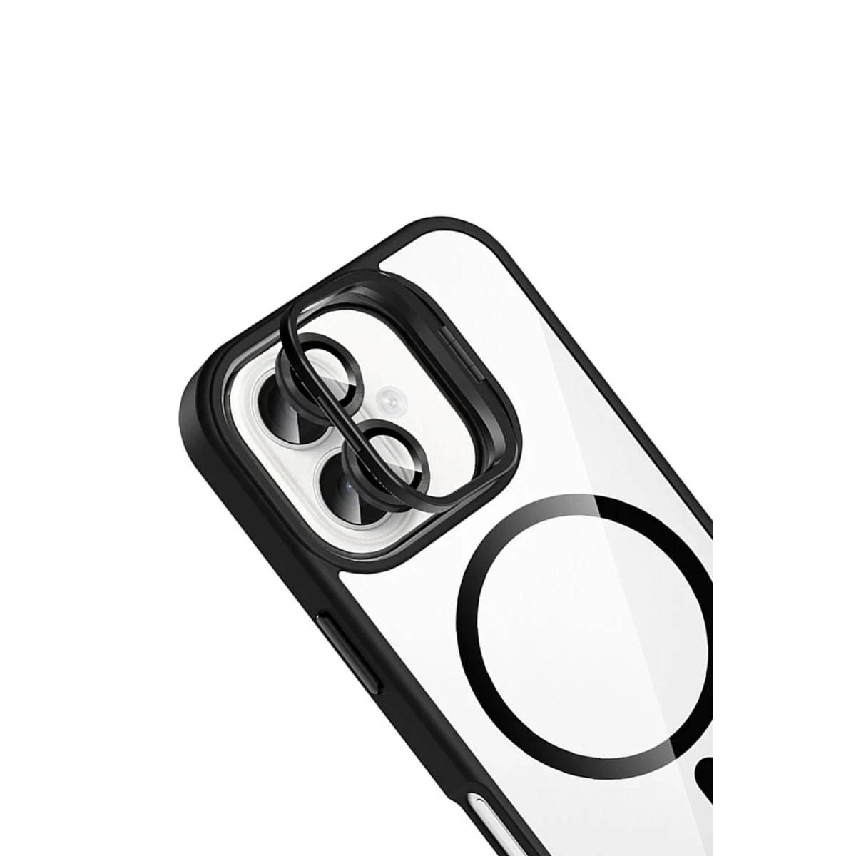 Joko Apple iPhone 16 Plus Remim Lensli Magsafe Standlı Kapak - Siyah