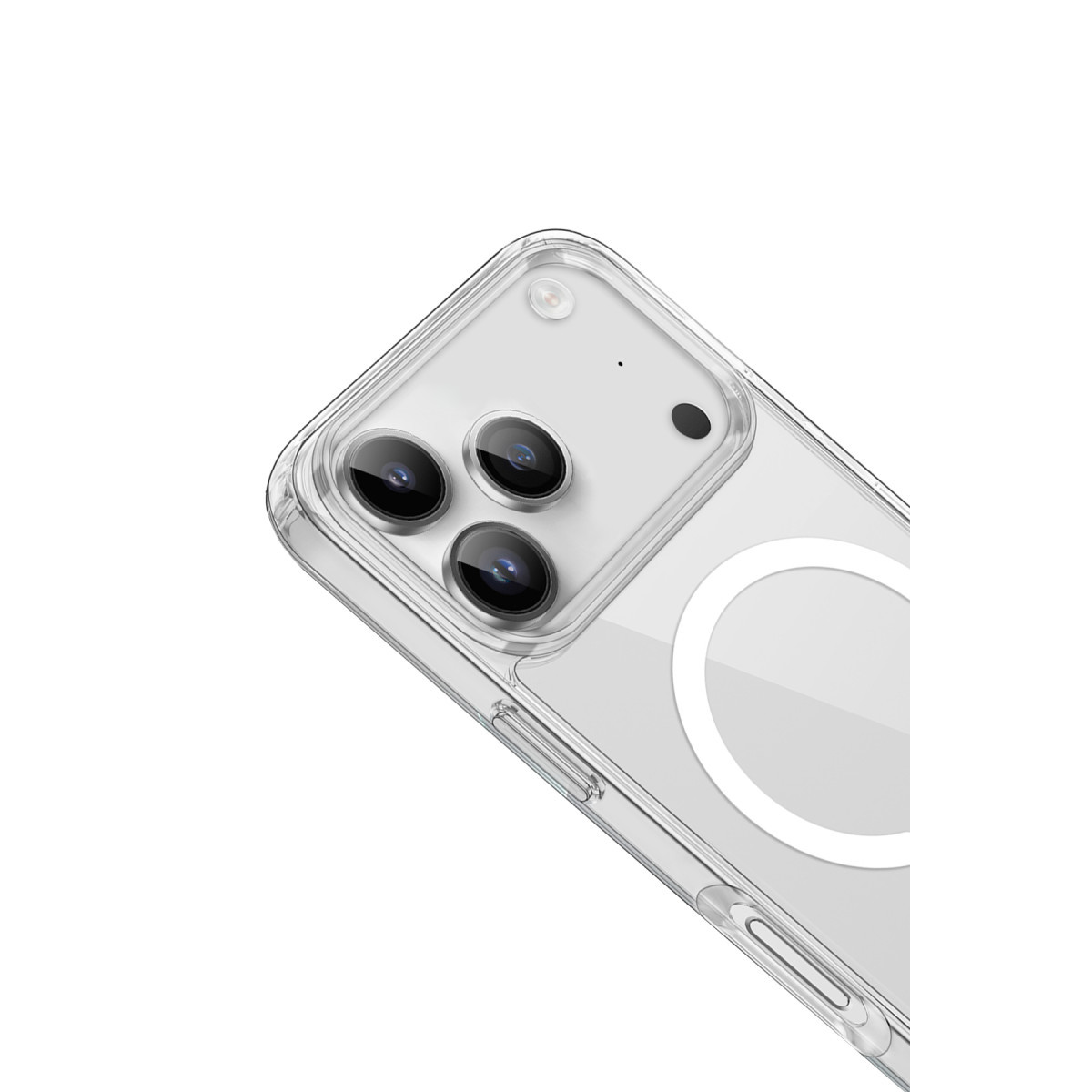 Newface Apple iPhone 17 Pro Max Kılıf Pc Real Magsafe Kapak - Şeffaf — görsel 8
