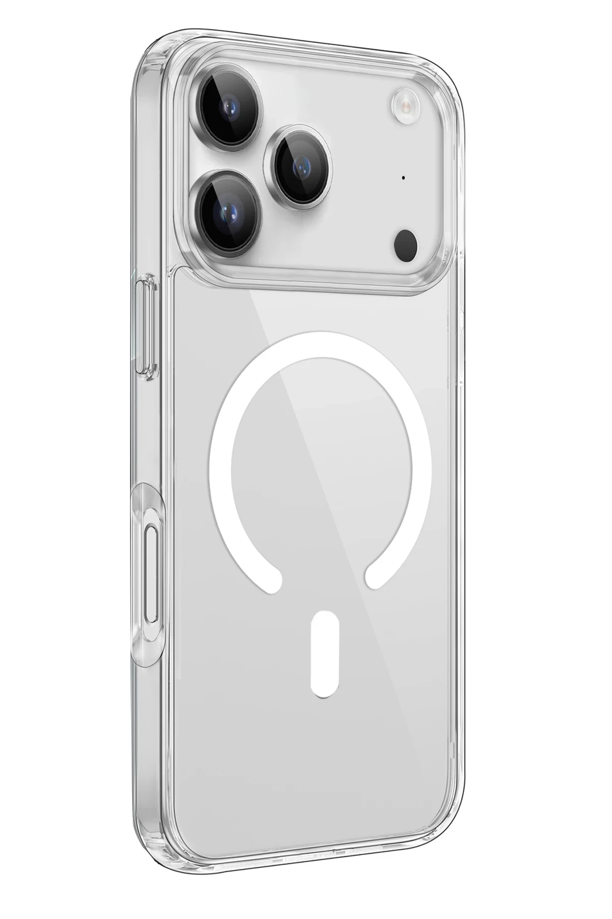 Newface iPhone 17 Pro Kılıf Pc Real Magsafe Kapak - Şeffaf