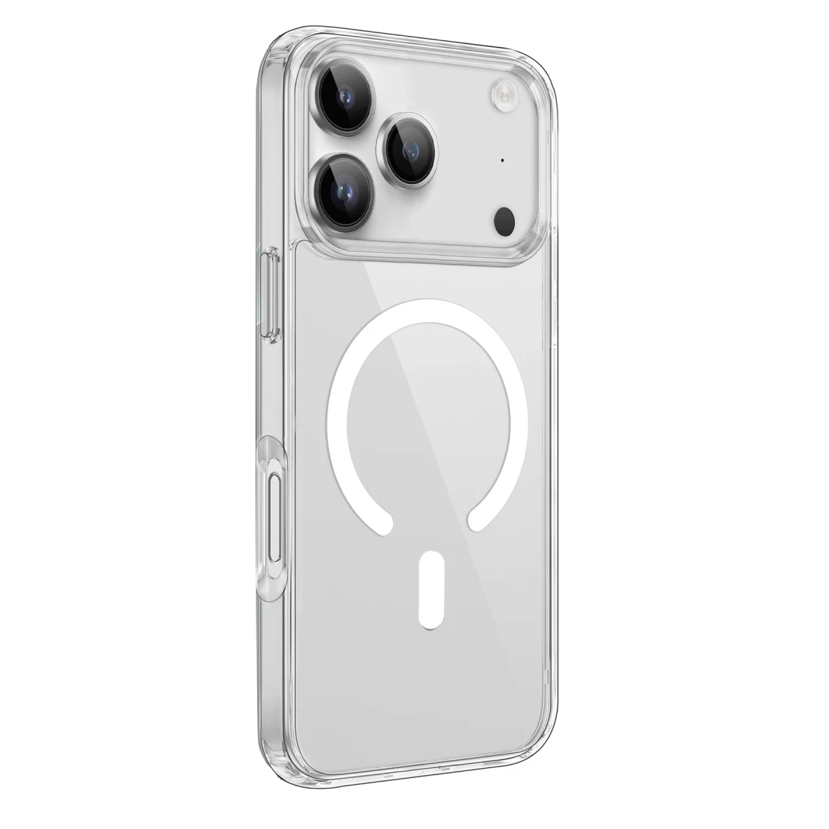 Newface Apple iPhone 17 Pro Kılıf Pc Real Magsafe Kapak - Şeffaf — görsel 4