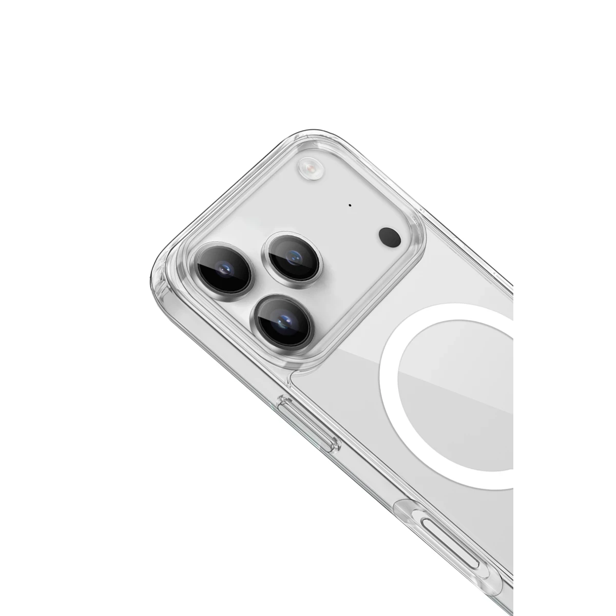 Newface Apple iPhone 17 Pro Kılıf Pc Real Magsafe Kapak - Şeffaf — görsel 5