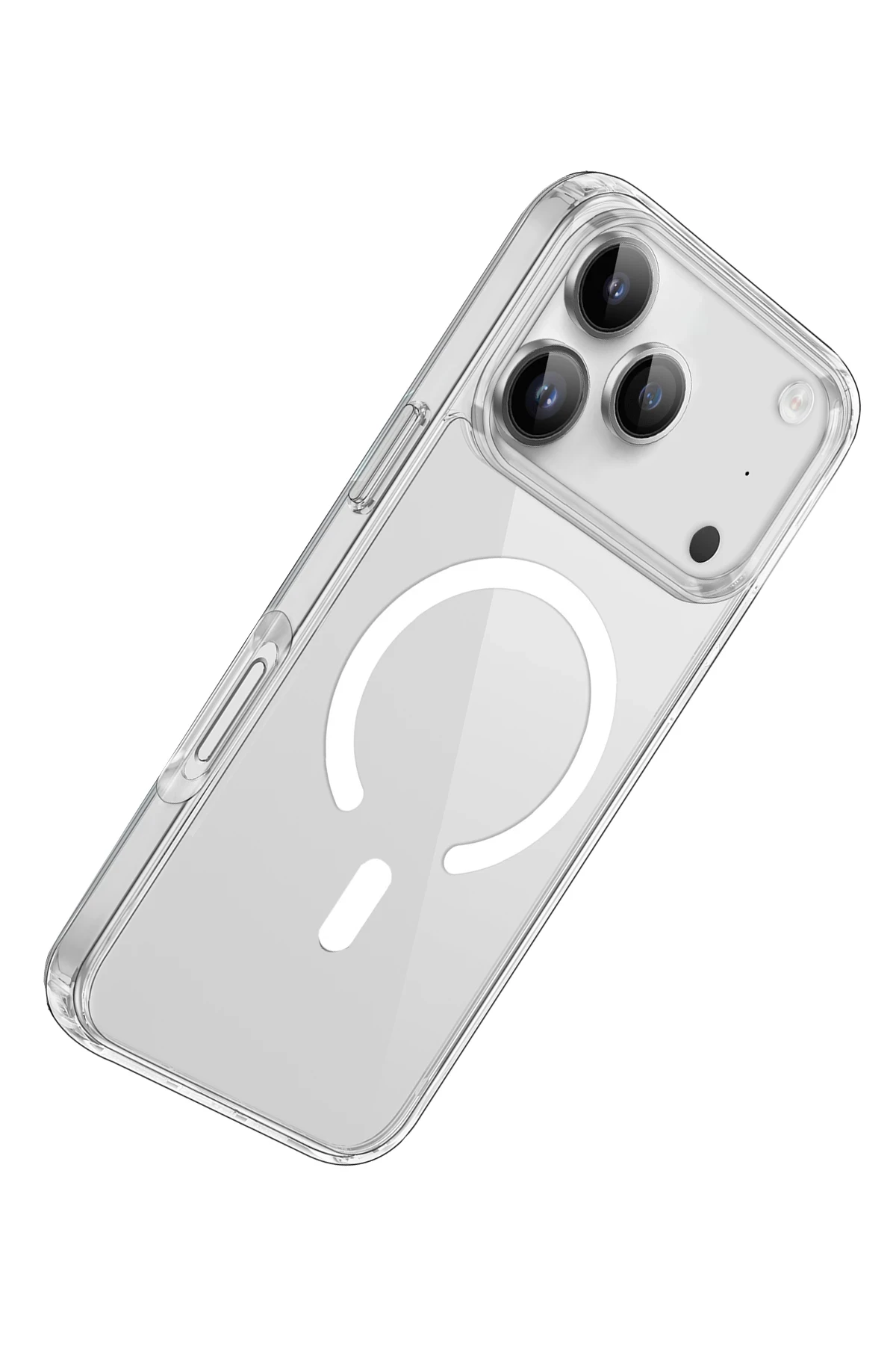 Newface iPhone 17 Pro Kılıf Pc Real Magsafe Kapak - Şeffaf
