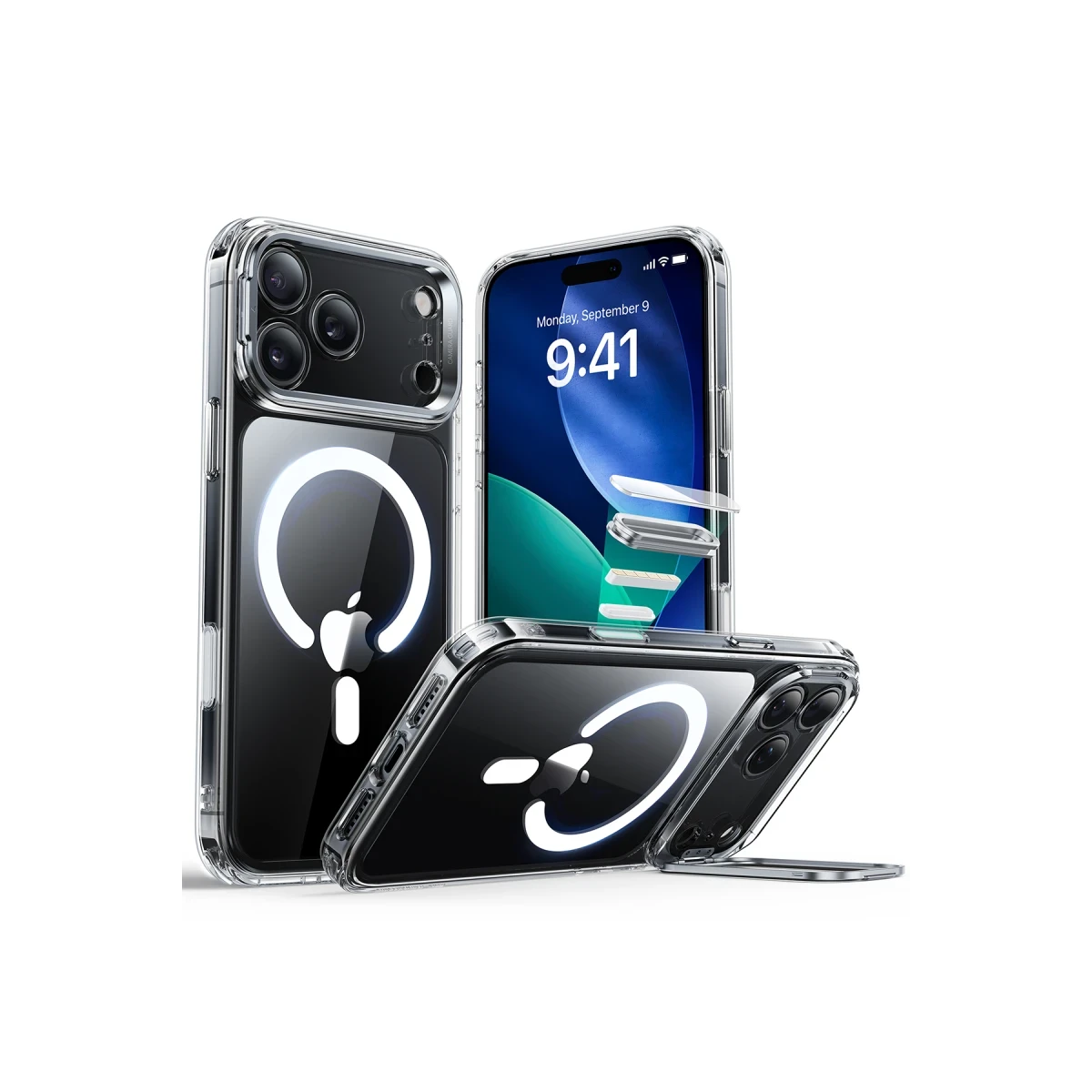 ESR Apple iPhone 17 Pro Classic Hybrid Magsafe Standlı Kapak - Şeffaf