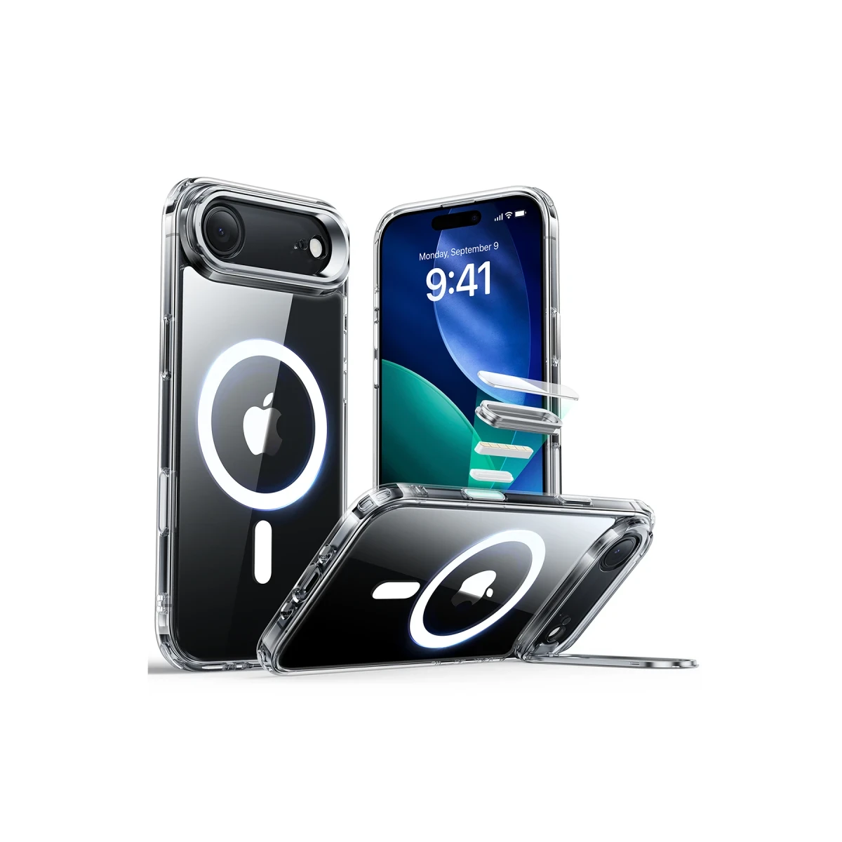 ESR Apple iPhone 17 Air Classic Hybrid Magsafe Standlı Kapak - Şeffaf