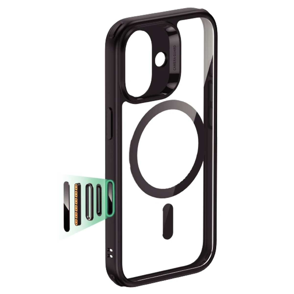 ESR Apple iPhone 17 Classic Hybrid Magsafe Kapak - Siyah