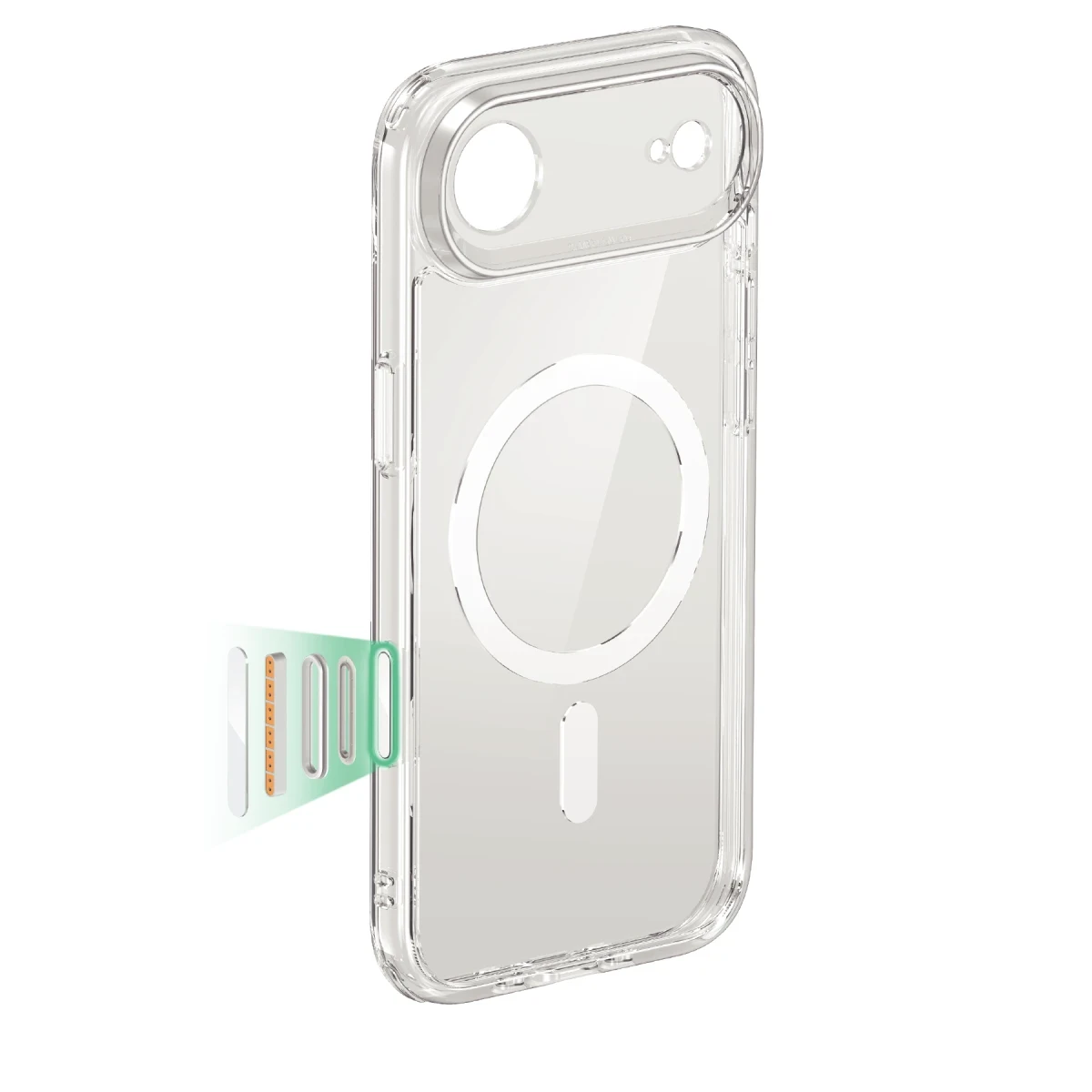 ESR Apple iPhone 17 Air Classic Hybrid Magsafe Kapak - Şeffaf