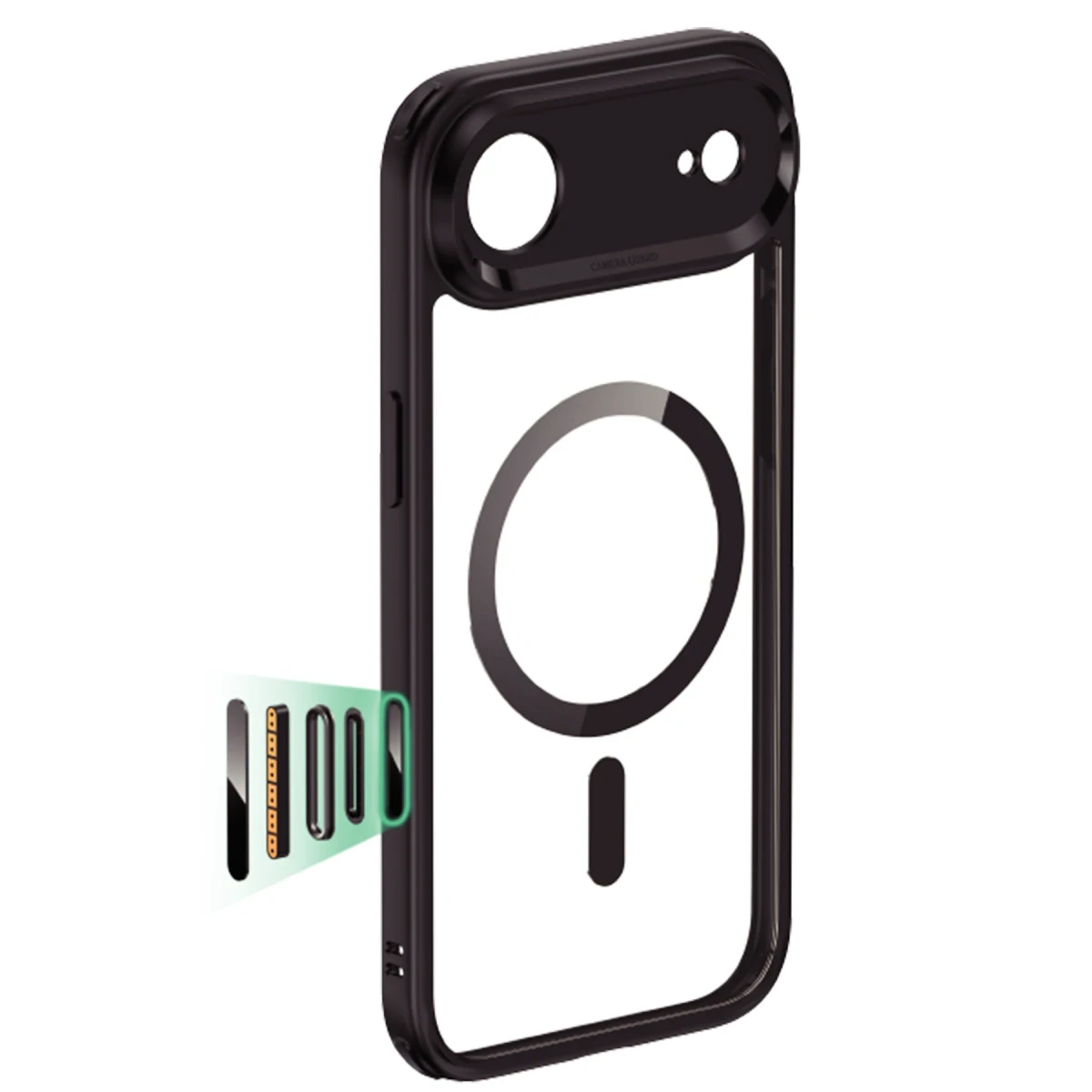 ESR Apple iPhone 17 Air Classic Hybrid Magsafe Kapak - Siyah