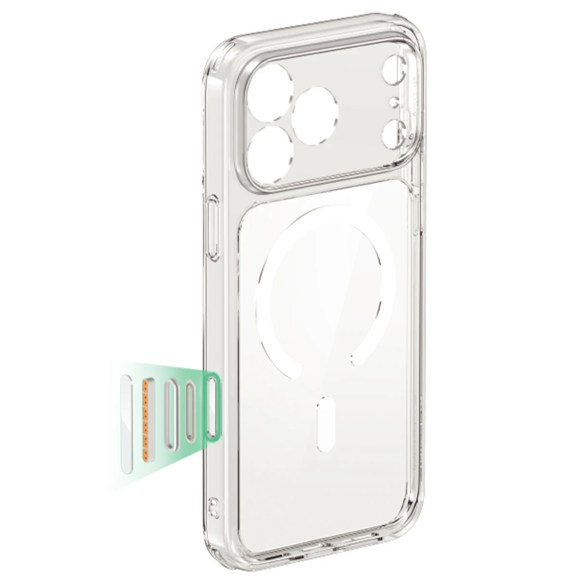 ESR Apple iPhone 17 Pro Max Classic Hybrid Magsafe Kapak - Şeffaf