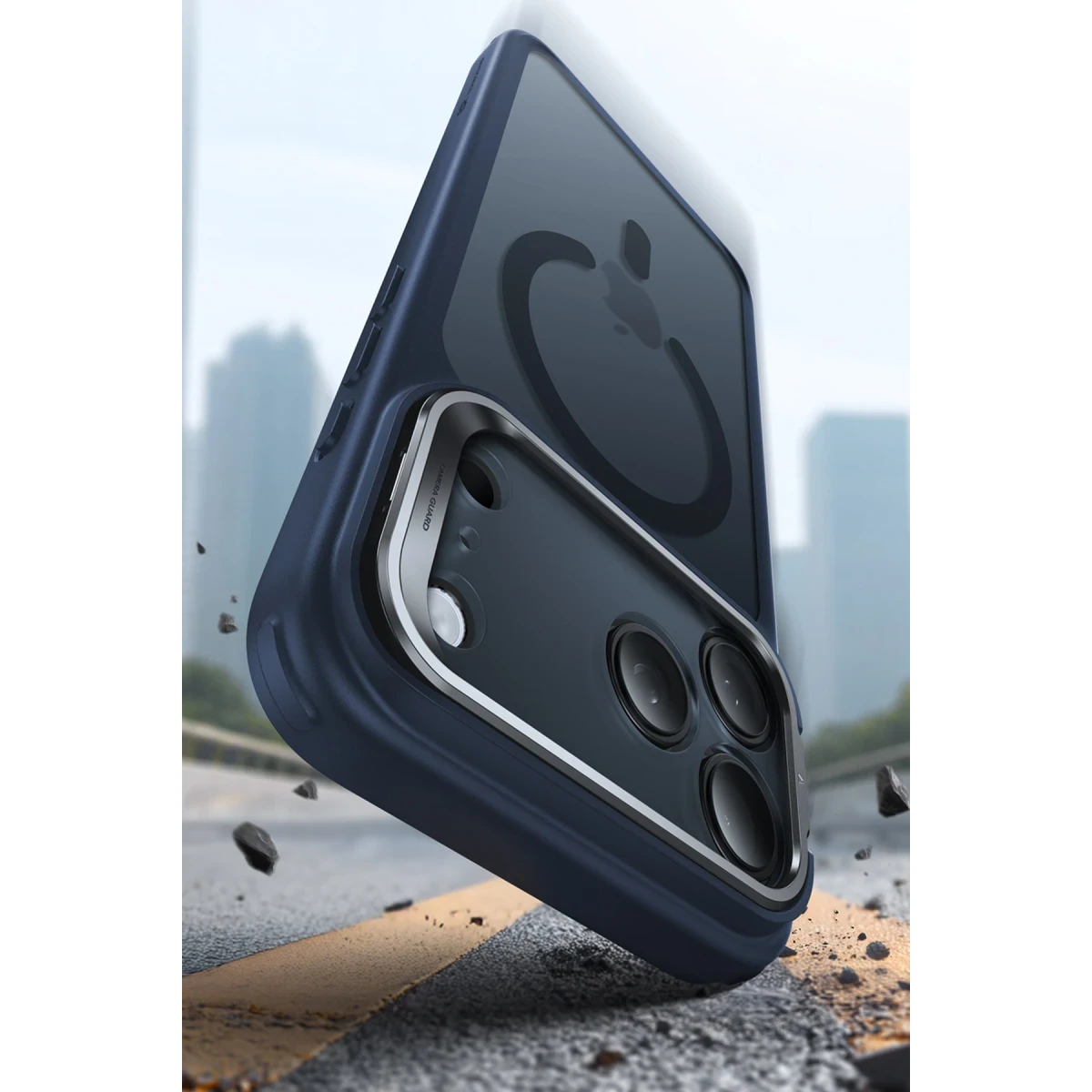 ESR Apple iPhone 17 Classic Hybrid Magsafe Standlı Kapak - Mavi