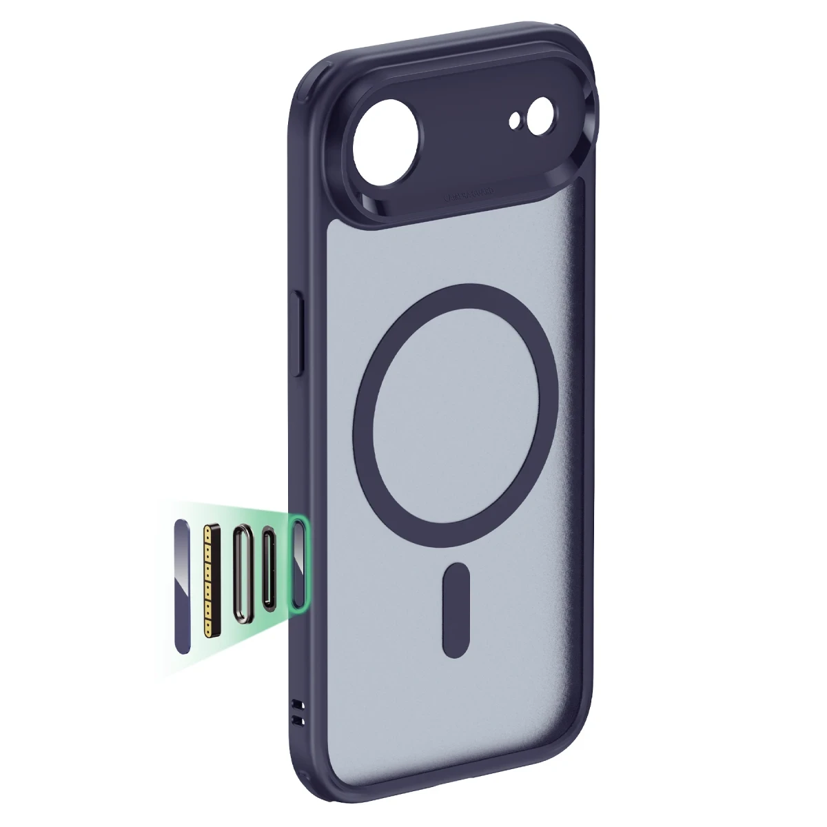 ESR Apple iPhone 17 Air Classic Hybrid Magsafe Kapak - Mavi