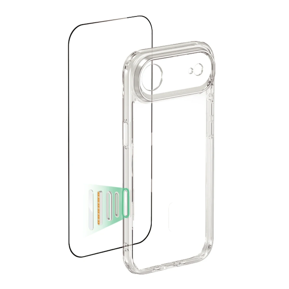 ESR Apple iPhone 17 Air Classic Hybrid Magsafe Kapak + Cam Hediyeli Set - Şeffaf
