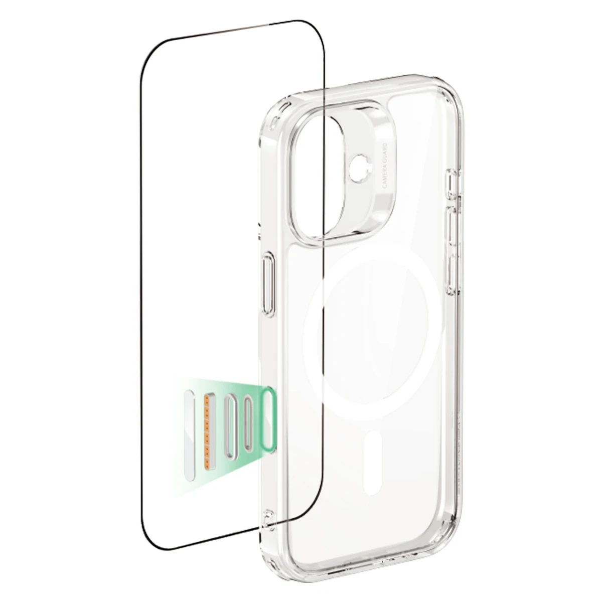 ESR Apple iPhone 17 Classic Hybrid Magsafe Kapak + Cam Hediyeli Set - Şeffaf