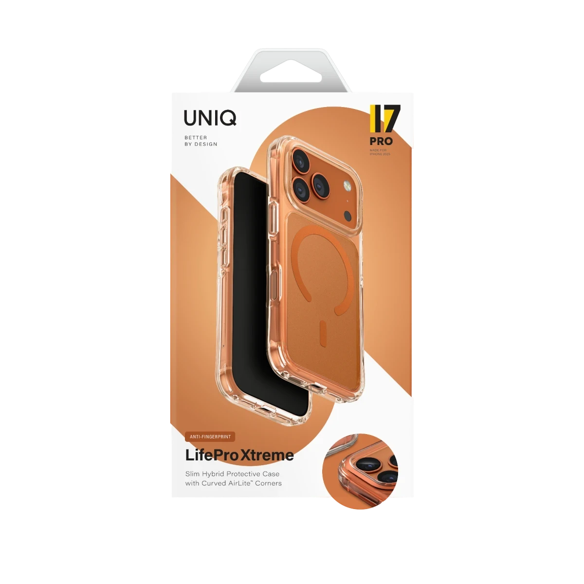 Uniq Apple iPhone 17 Pro LifePro Xtreme Magsafe Kapak - Turuncu