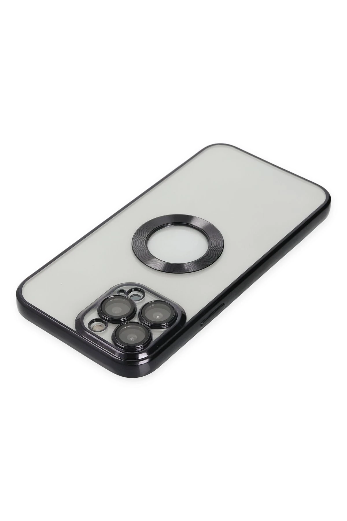 Newface iPhone 13 Pro Kılıf Slot Silikon - Siyah