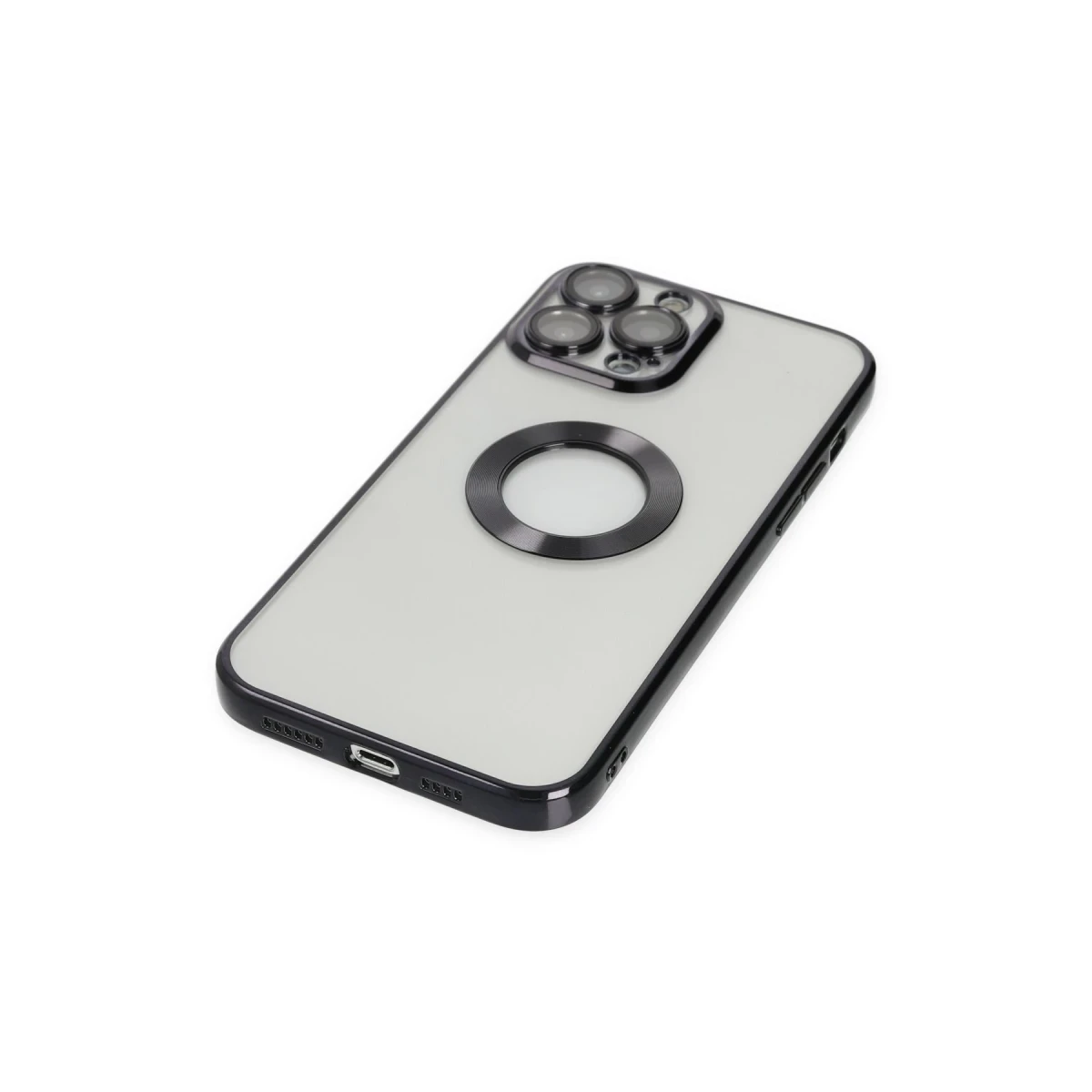 Newface Apple iPhone 13 Pro Kılıf Slot Silikon - Siyah — görsel 8