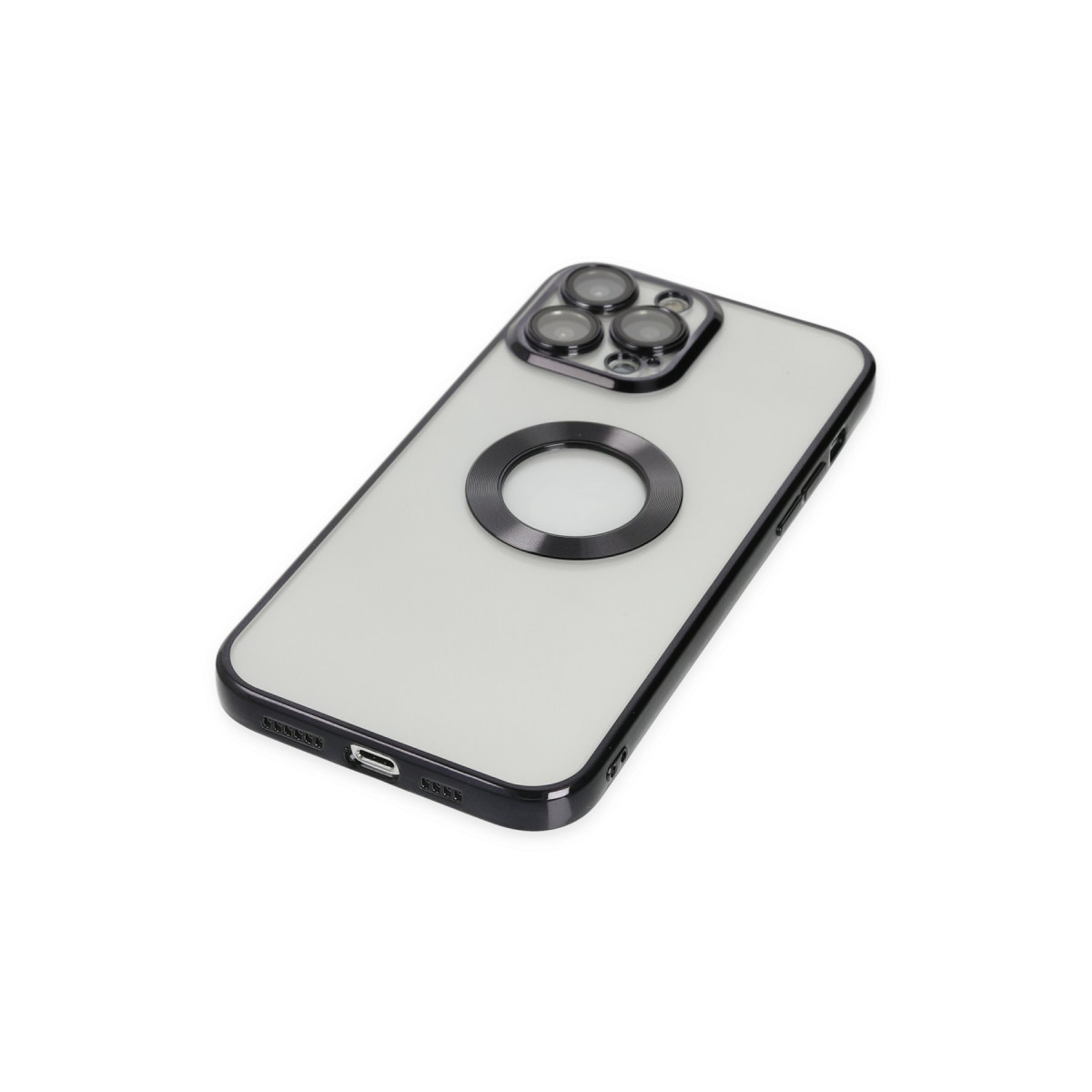 Newface Apple iPhone 13 Pro Kılıf Slot Silikon - Siyah — görsel 12