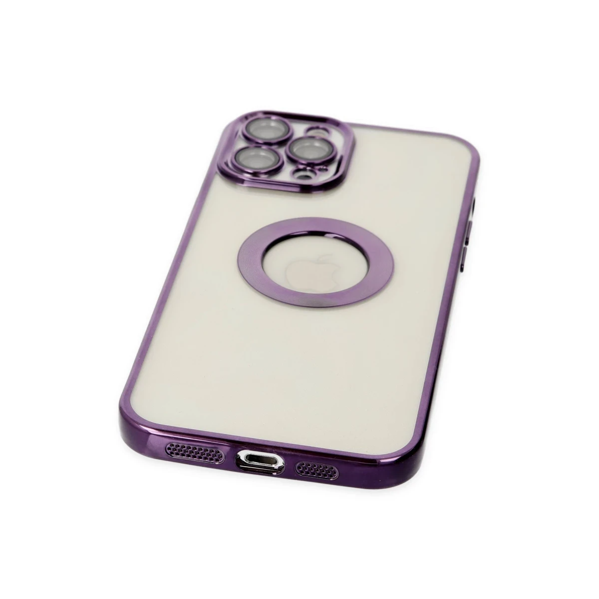 Newface Apple iPhone 12 Pro Kılıf Slot Silikon - Mor — görsel 7
