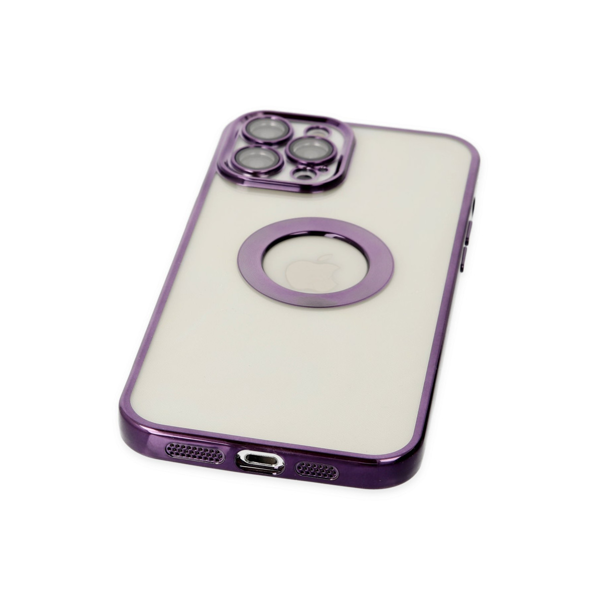 Newface Apple iPhone 12 Pro Kılıf Slot Silikon - Mor — görsel 11