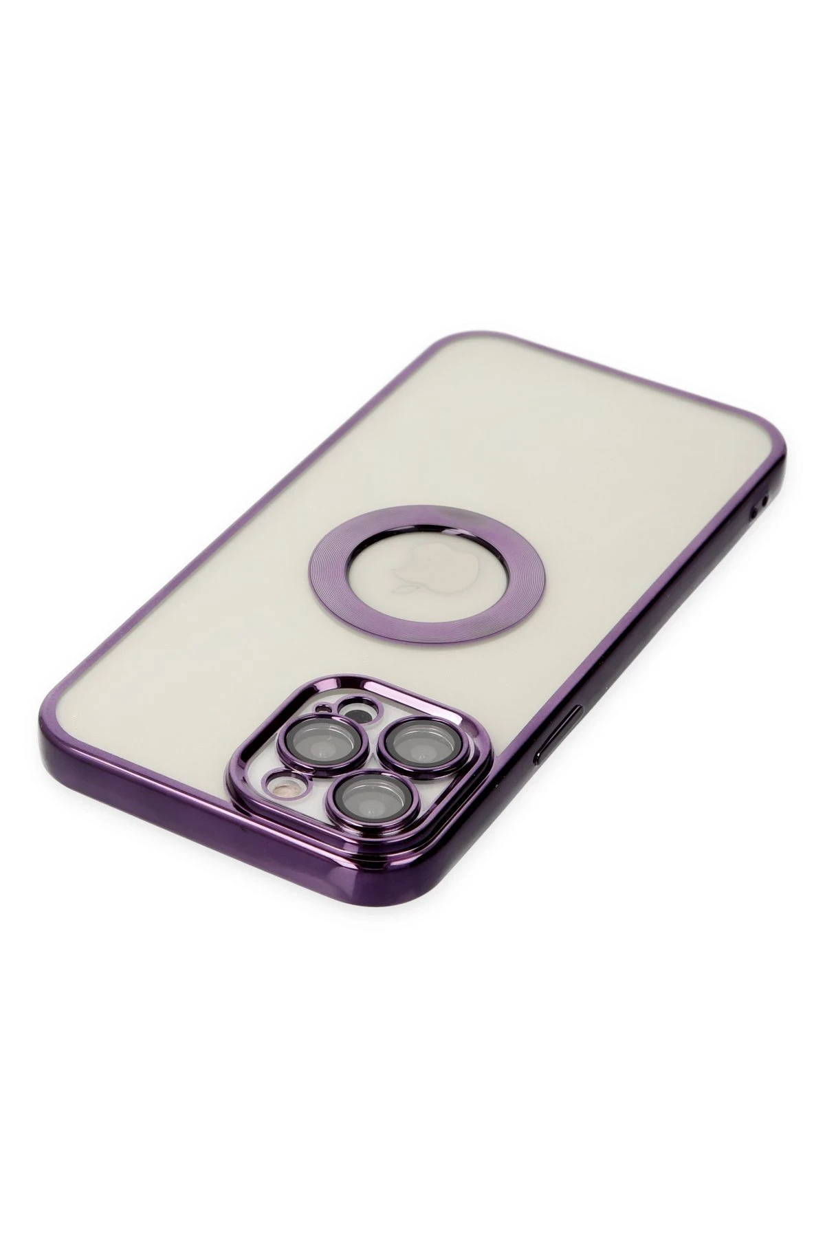 Newface iPhone 12 Pro Kılıf Slot Silikon - Mor