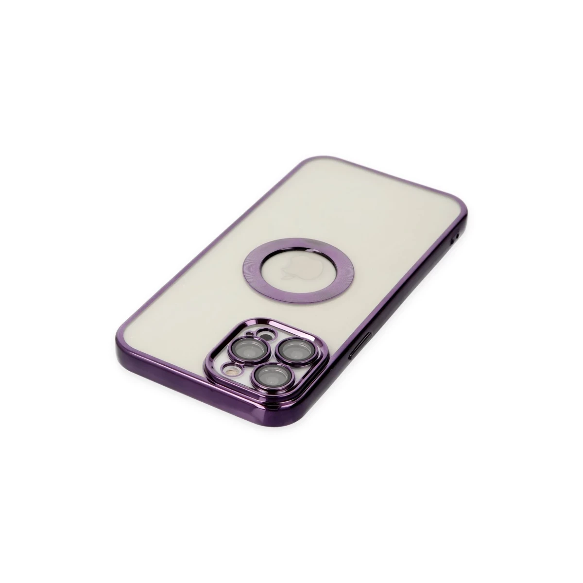 Newface Apple iPhone 12 Pro Kılıf Slot Silikon - Mor — görsel 8