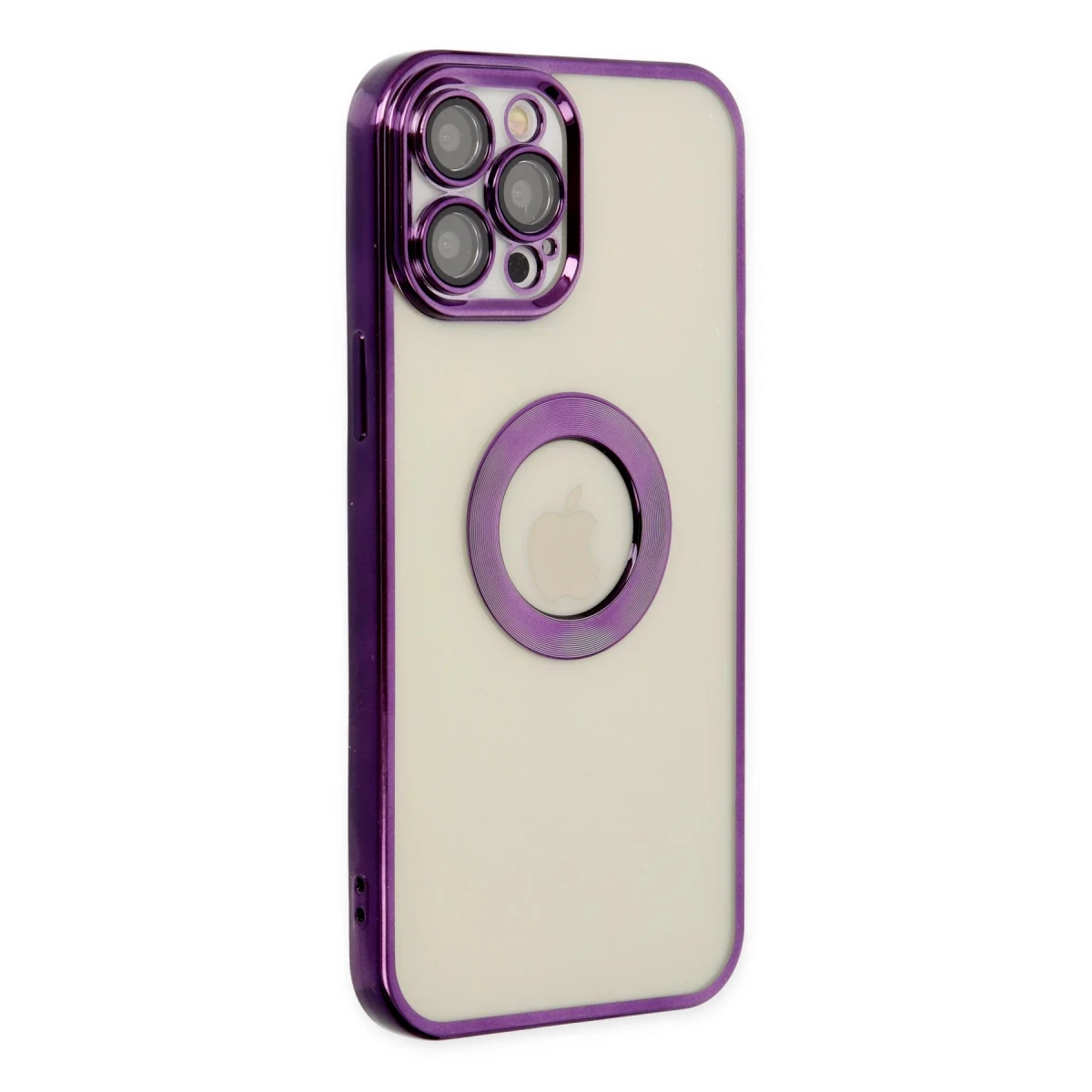 Newface Apple iPhone 12 Pro Kılıf Slot Silikon - Mor — görsel 6