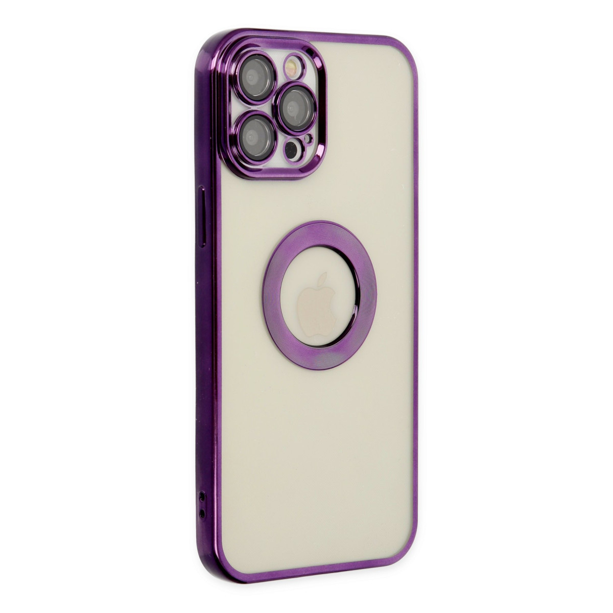 Newface Apple iPhone 12 Pro Kılıf Slot Silikon - Mor — görsel 10