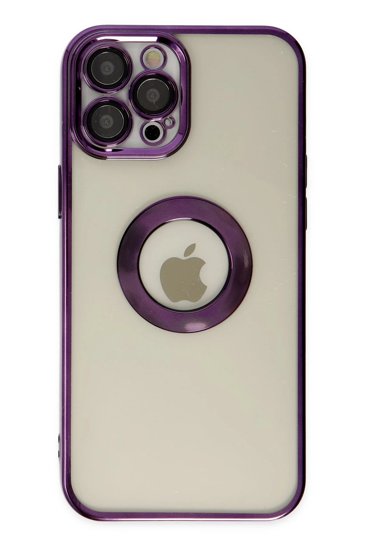 Newface iPhone 12 Pro Kılıf Slot Silikon - Mor