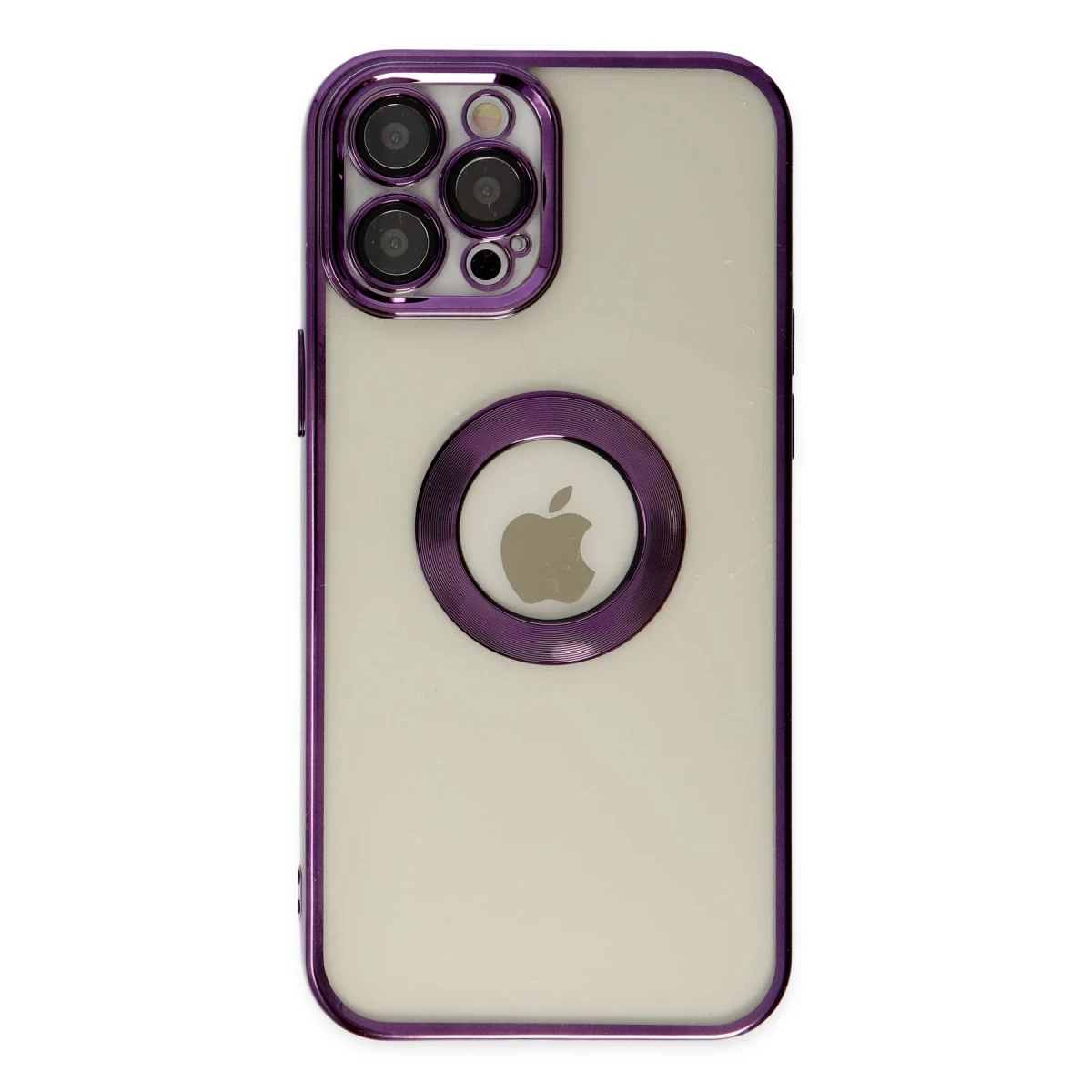Newface Apple iPhone 12 Pro Kılıf Slot Silikon - Mor — görsel 5