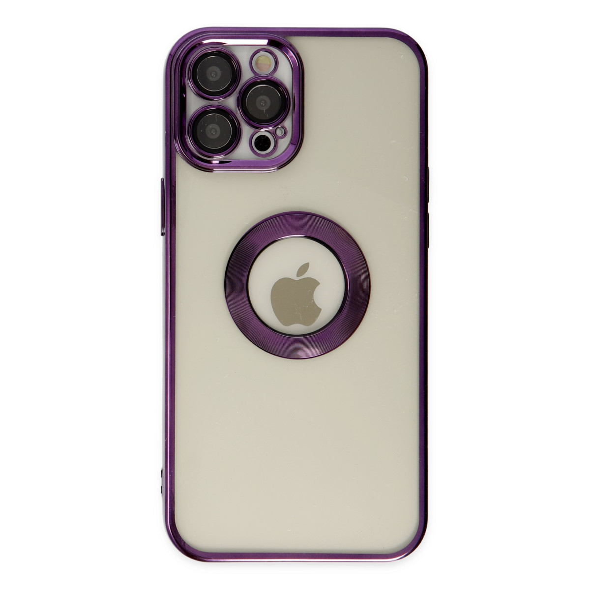 Newface Apple iPhone 12 Pro Kılıf Slot Silikon - Mor — görsel 9