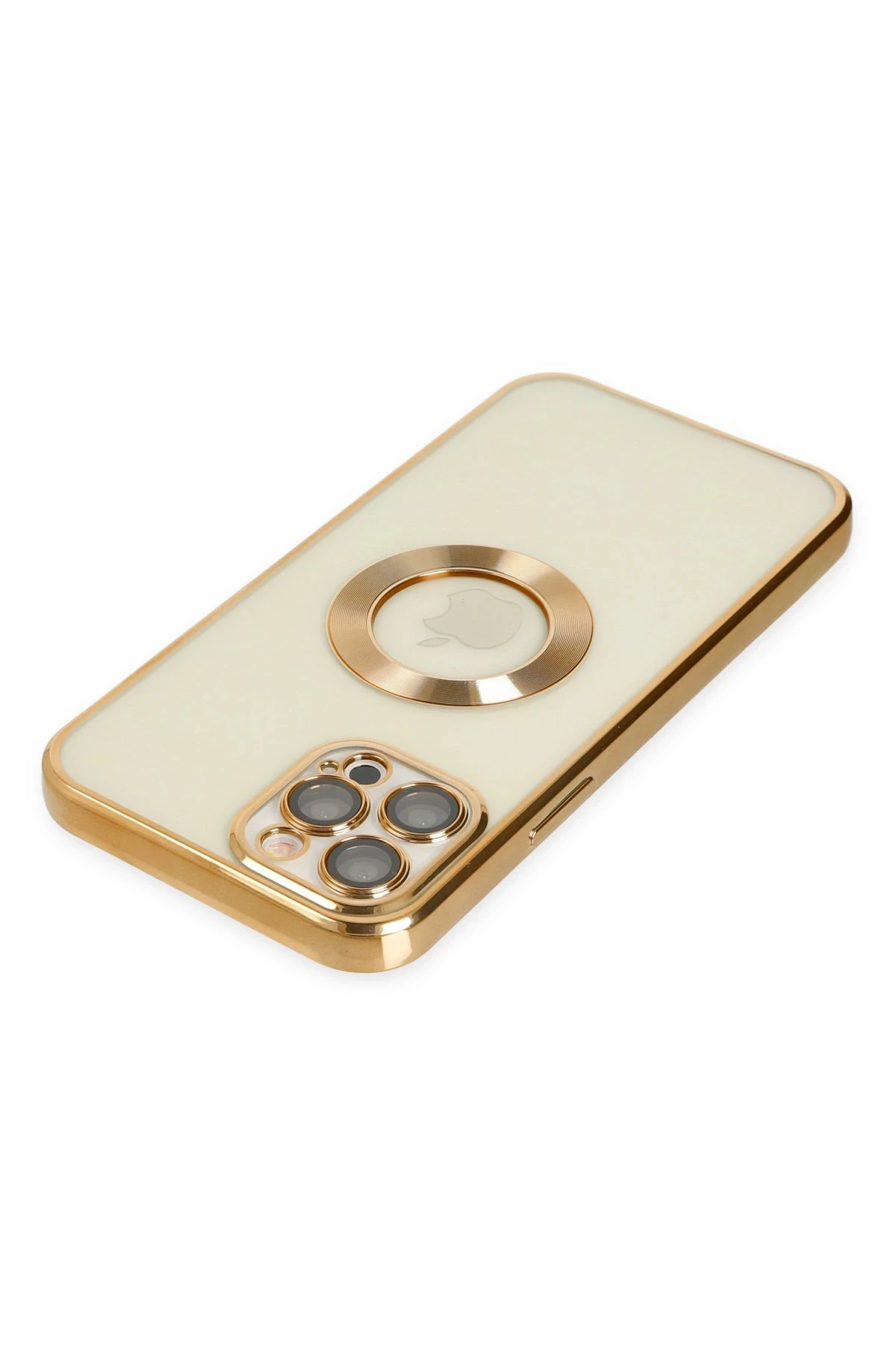 Newface iPhone 12 Pro Kılıf Slot Silikon - Gold