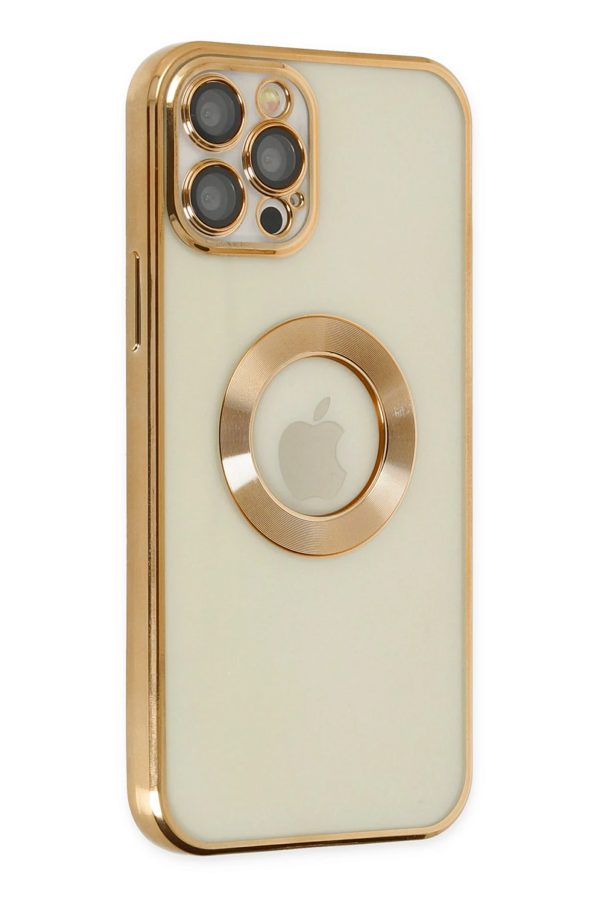 Newface iPhone 12 Pro Kılıf Slot Silikon - Gold