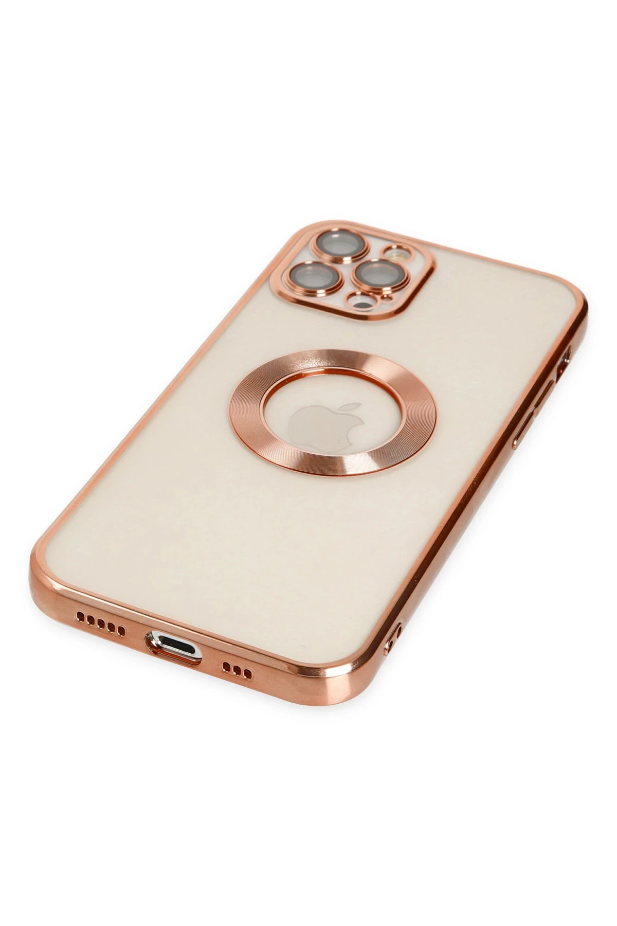 Newface Apple iPhone 11 Pro Max Kılıf Slot Silikon - Rose Gold — görsel 3