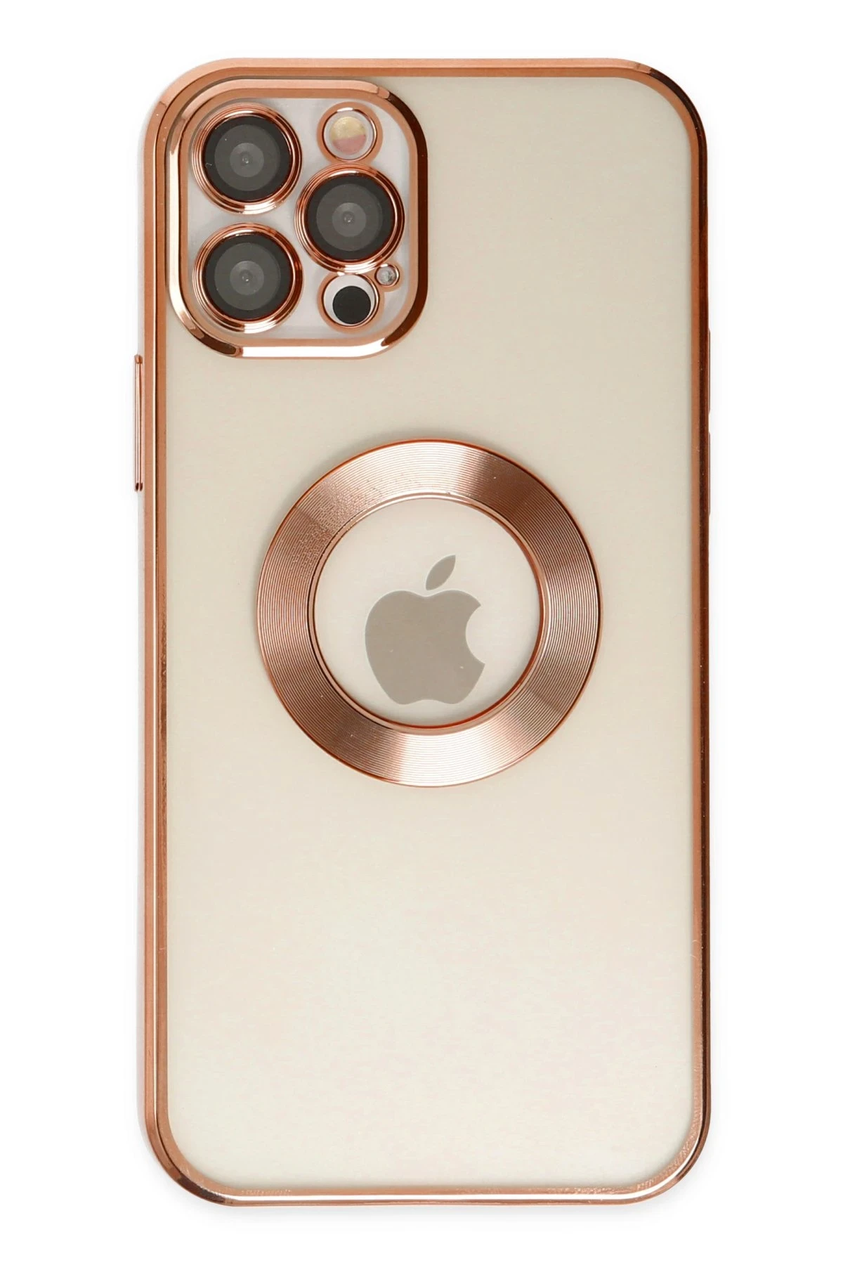 Newface Apple iPhone 11 Pro Max Kılıf Slot Silikon - Rose Gold