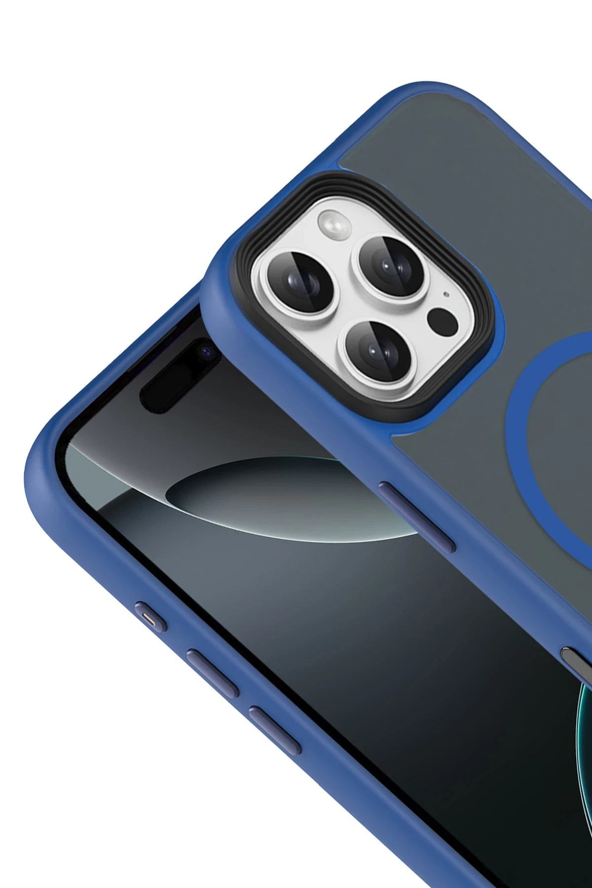 Joko Apple iPhone 16 Pro Max Megane Magsafe Kapak - Lacivert
